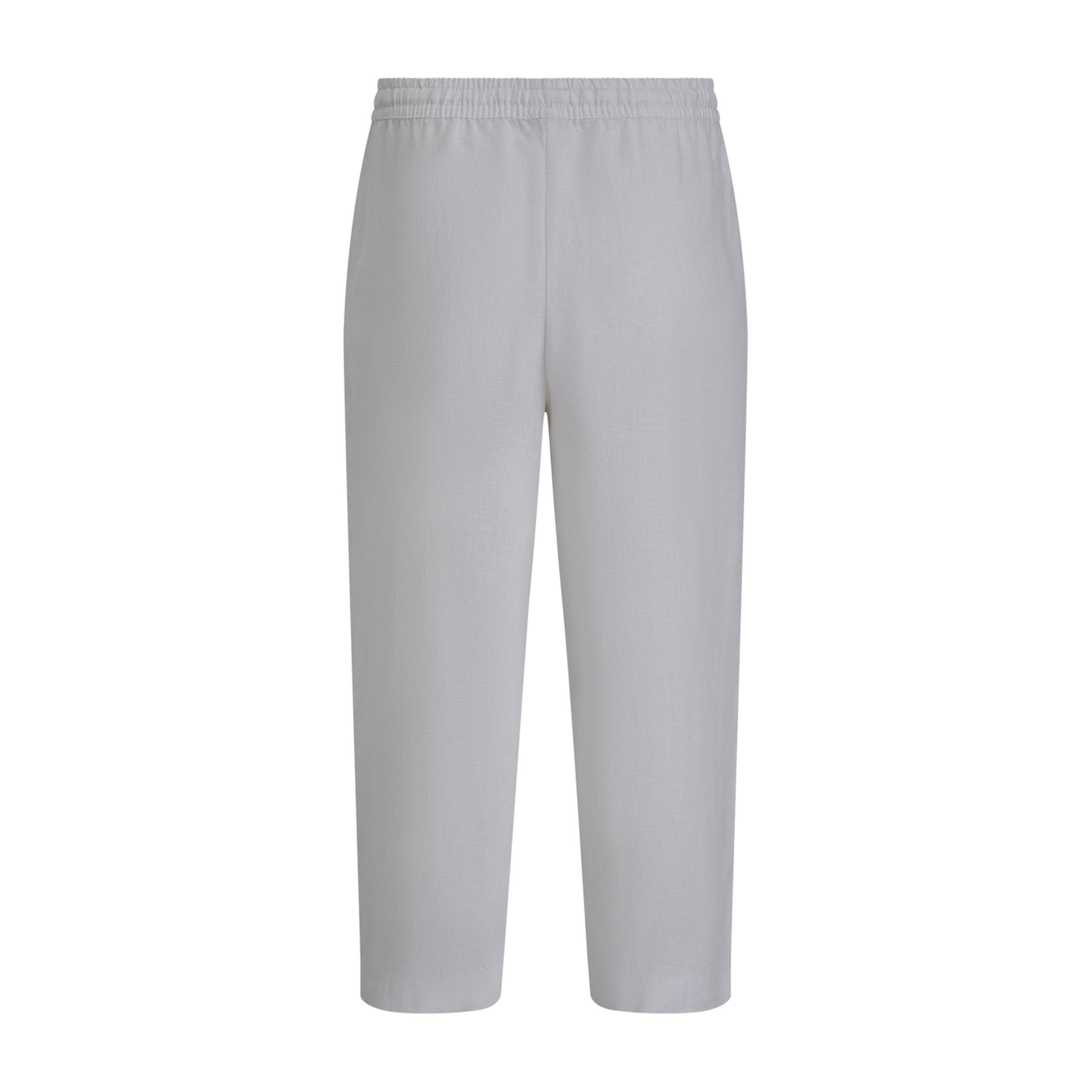 White - DKNY - Women's Straight Leg Trousers - 2