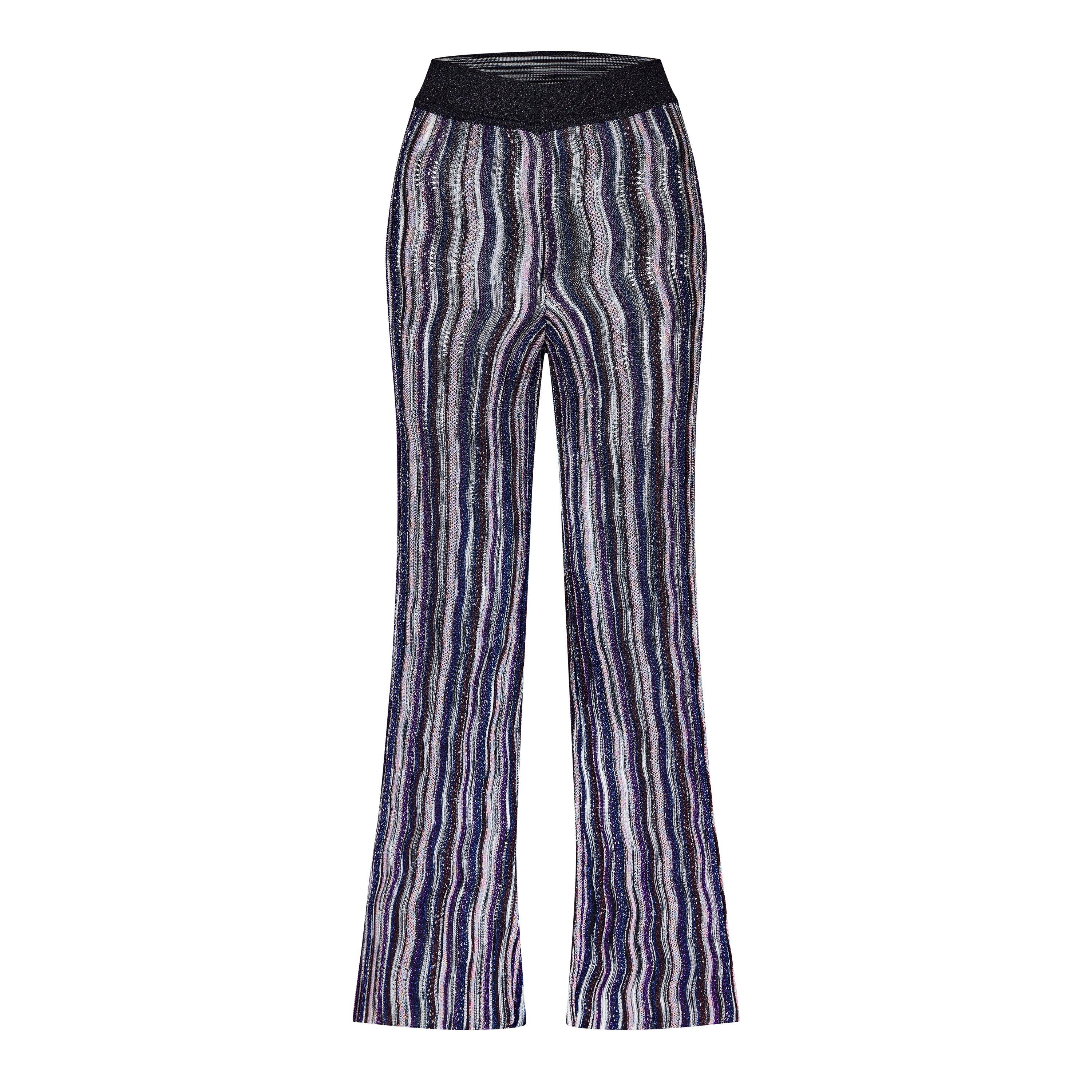 Multicolor - Missoni - Women's Sequin Embellished Straight Leg Trousers - 1