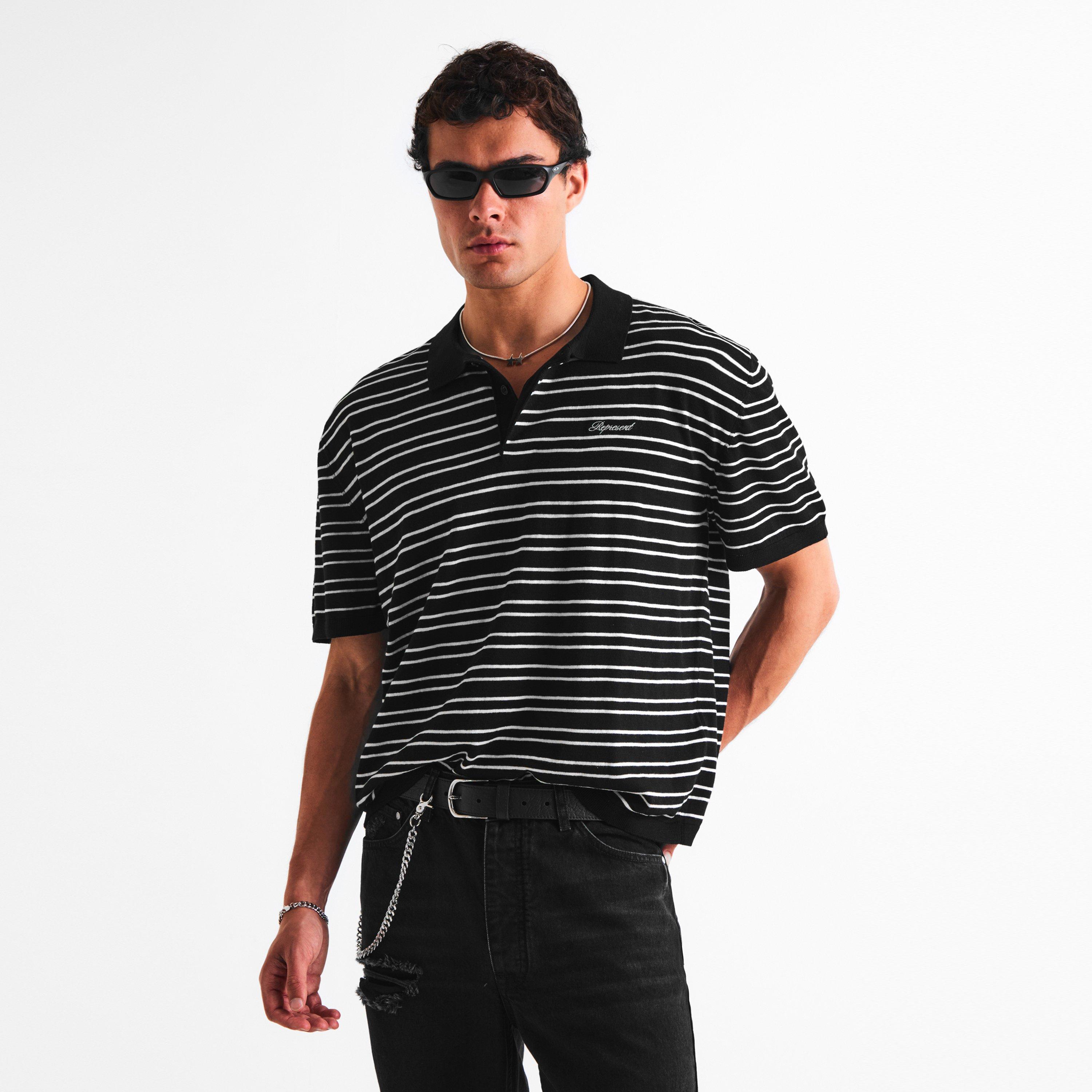 Jet Black - Represent - Men's Cali Polo Short Sleeve Shirt - 3