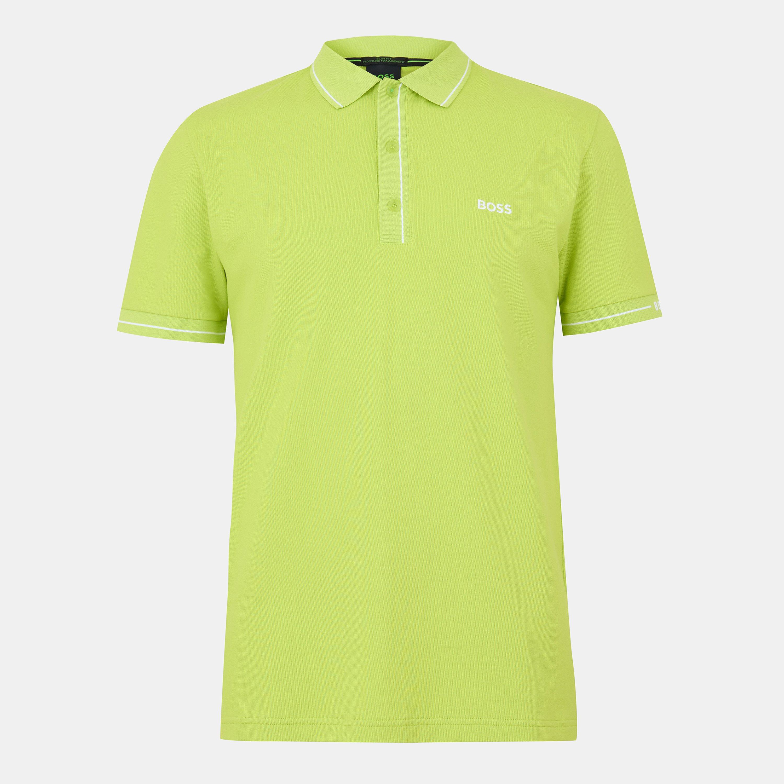 Boss Men's Paule Short-Sleeve Polo Shirt - Bright Green - S