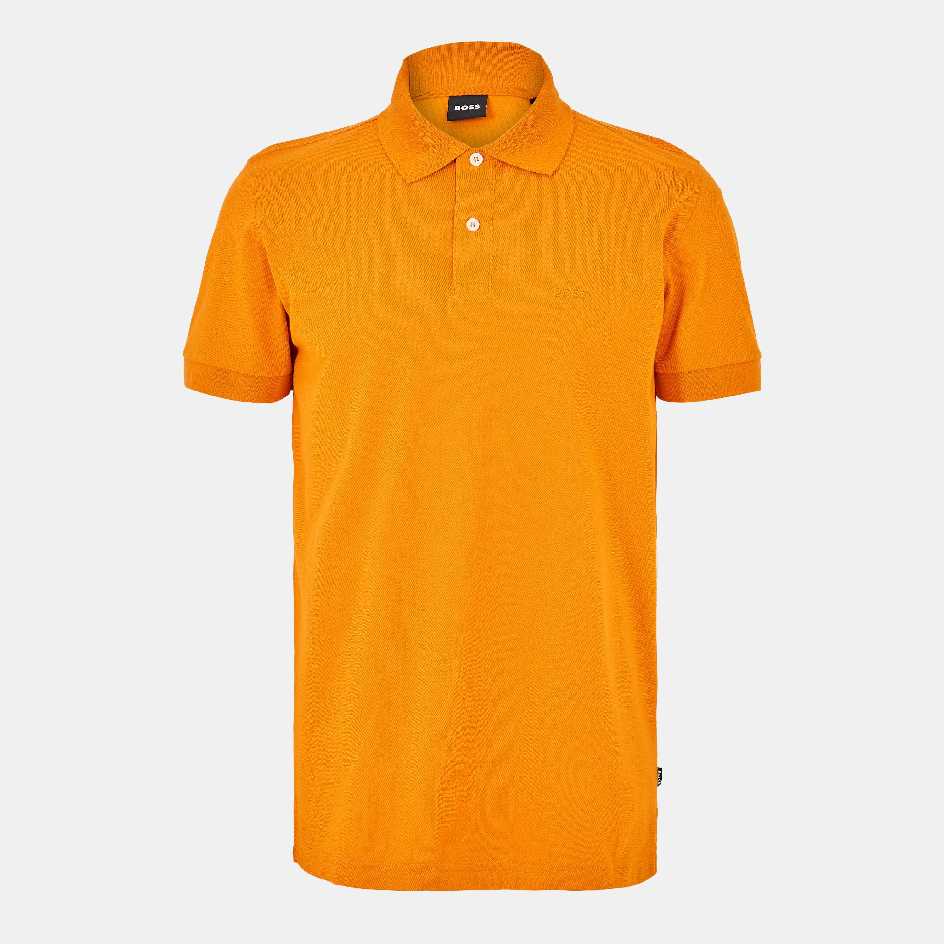 Open White - Boss - Mens BOSS Firenze Short-Sleeve Polo Shirt with Logo Detail - 1