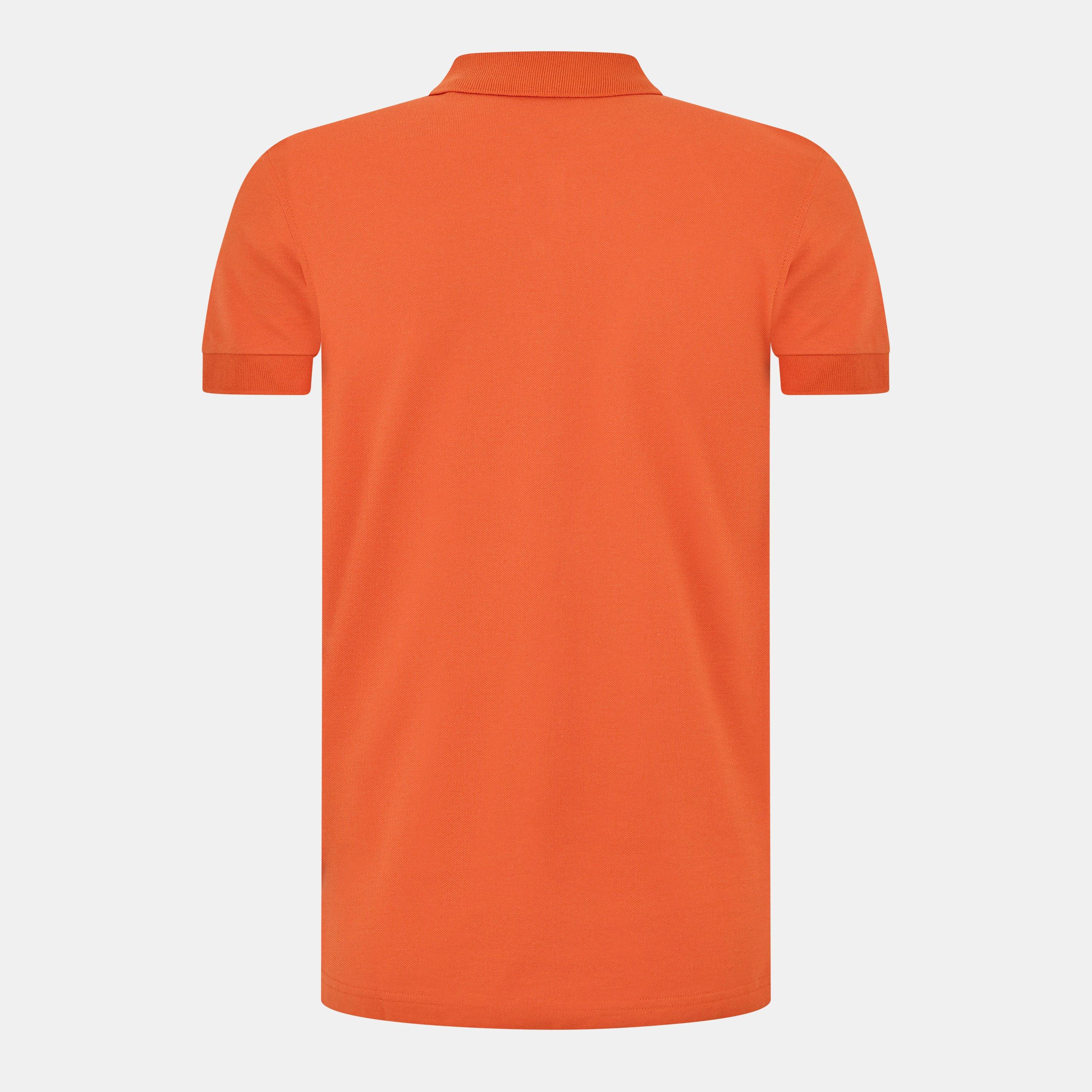 Dark Orange - Boss - Mens BOSS Firenze Short-Sleeve Polo Shirt with Logo Detail - 2