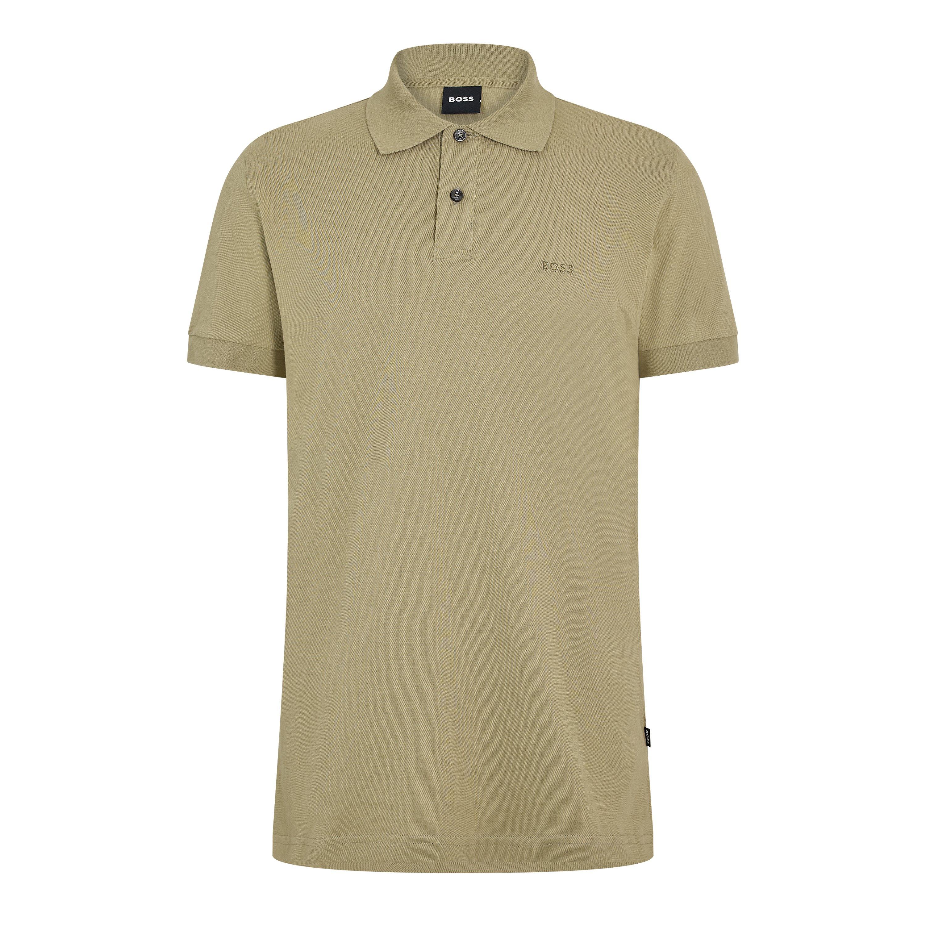 Boss Mens BOSS Firenze Short-Sleeve Polo Shirt with Logo Detail - Pastel Green - XL