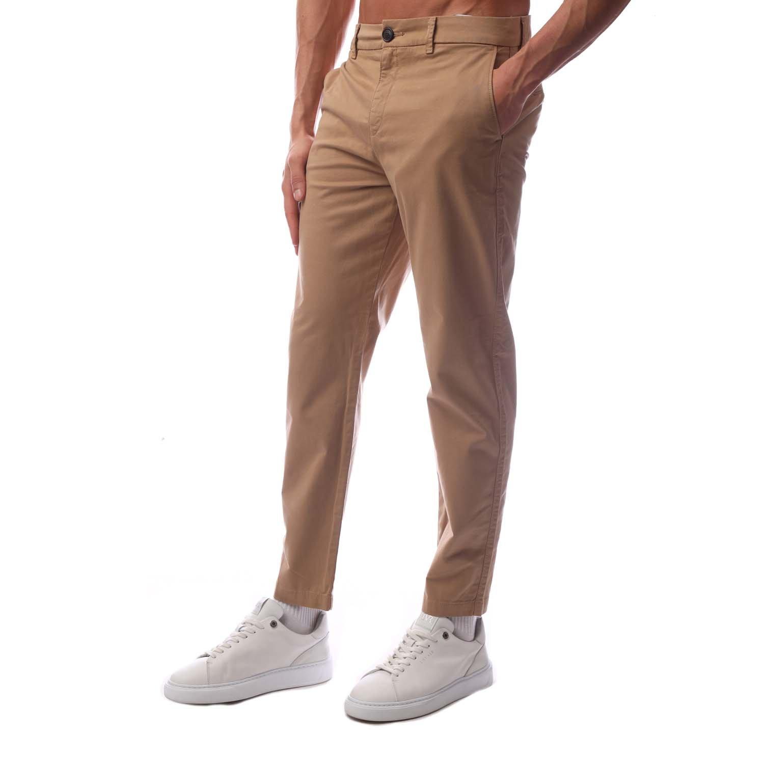 Boss Women's Straight Leg Trousers - Medium Beige - 14 (XL)