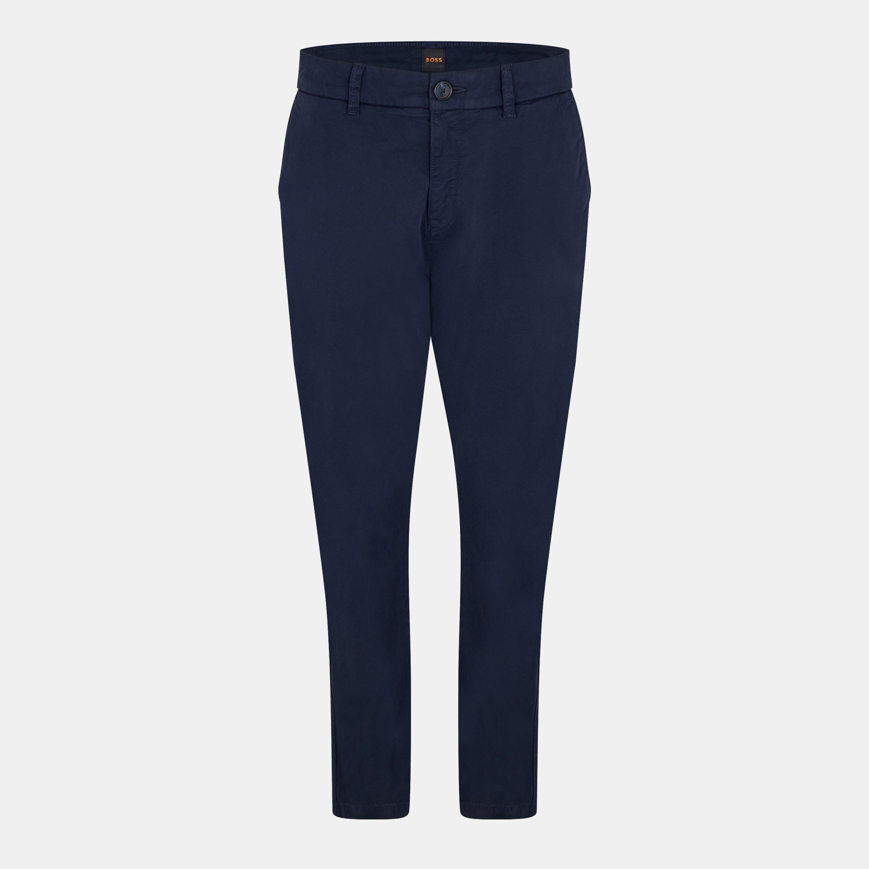 Boss Women's Straight Leg Trousers - Dark Blue - 8 (S)