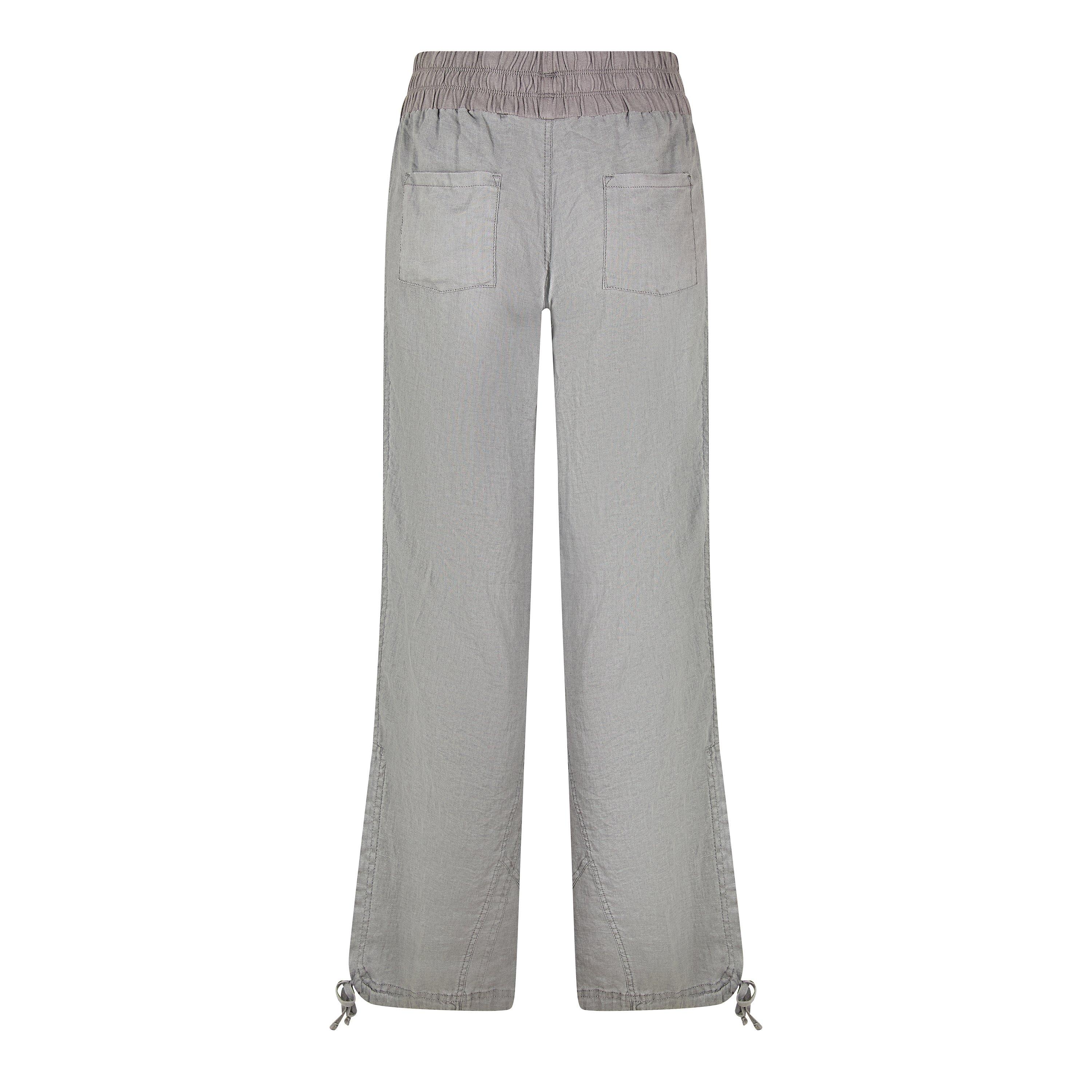 Grey - Puma - Shala Linen Pants Womens - 2