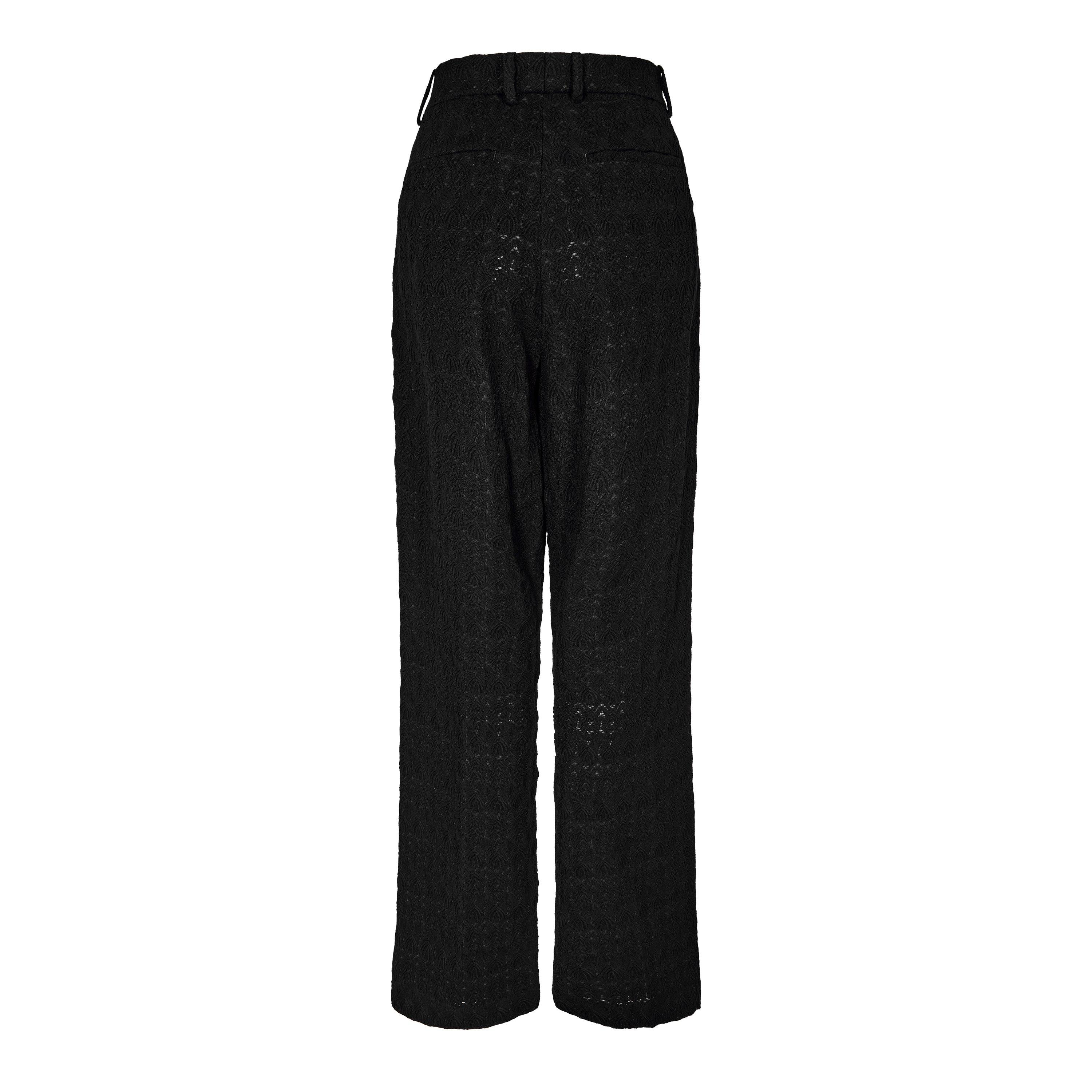 Black Beauty - Missoni - Women's Lace Straight Leg Trouser - 2