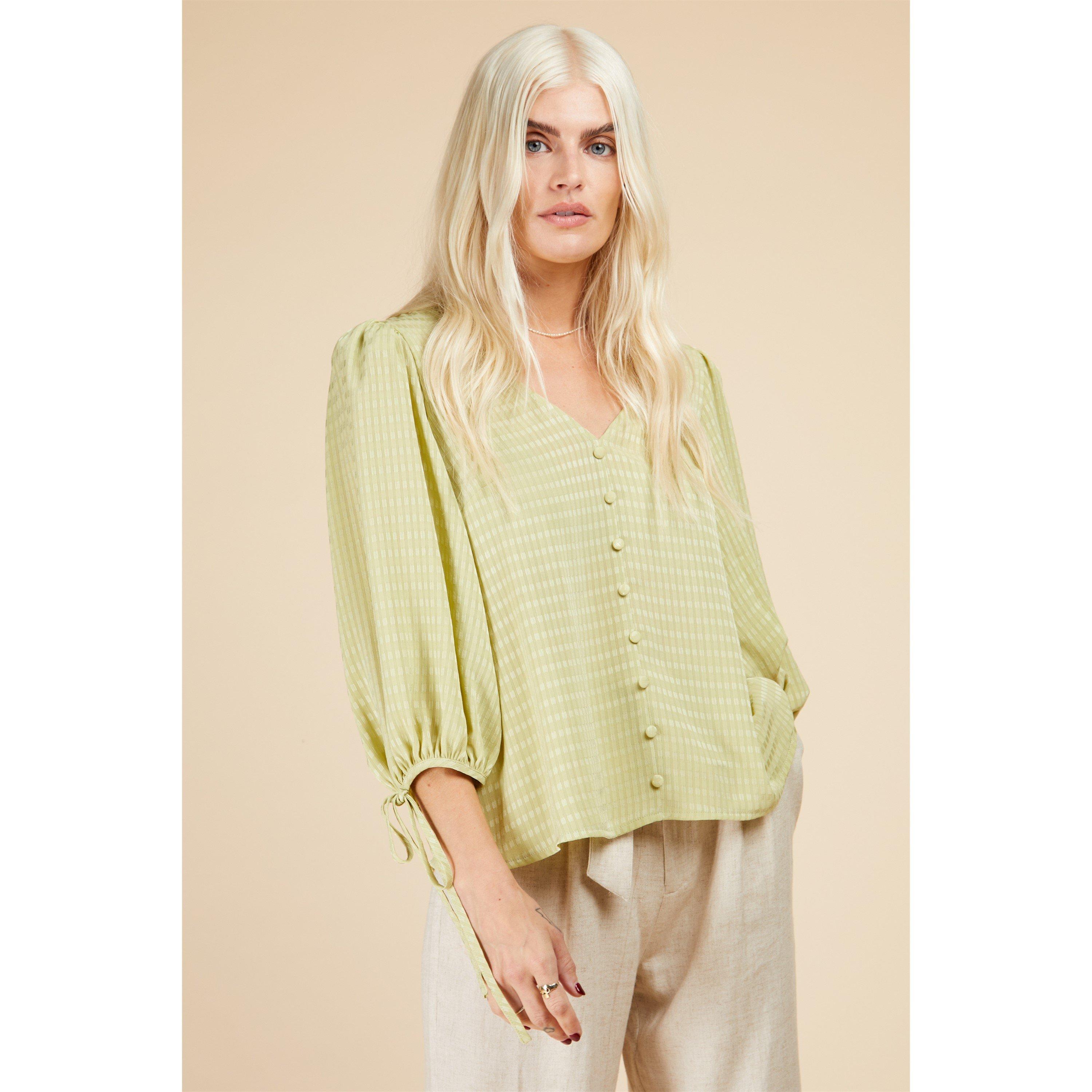 Vert - Little Mistress - Long-Sleeve Blouse - 2