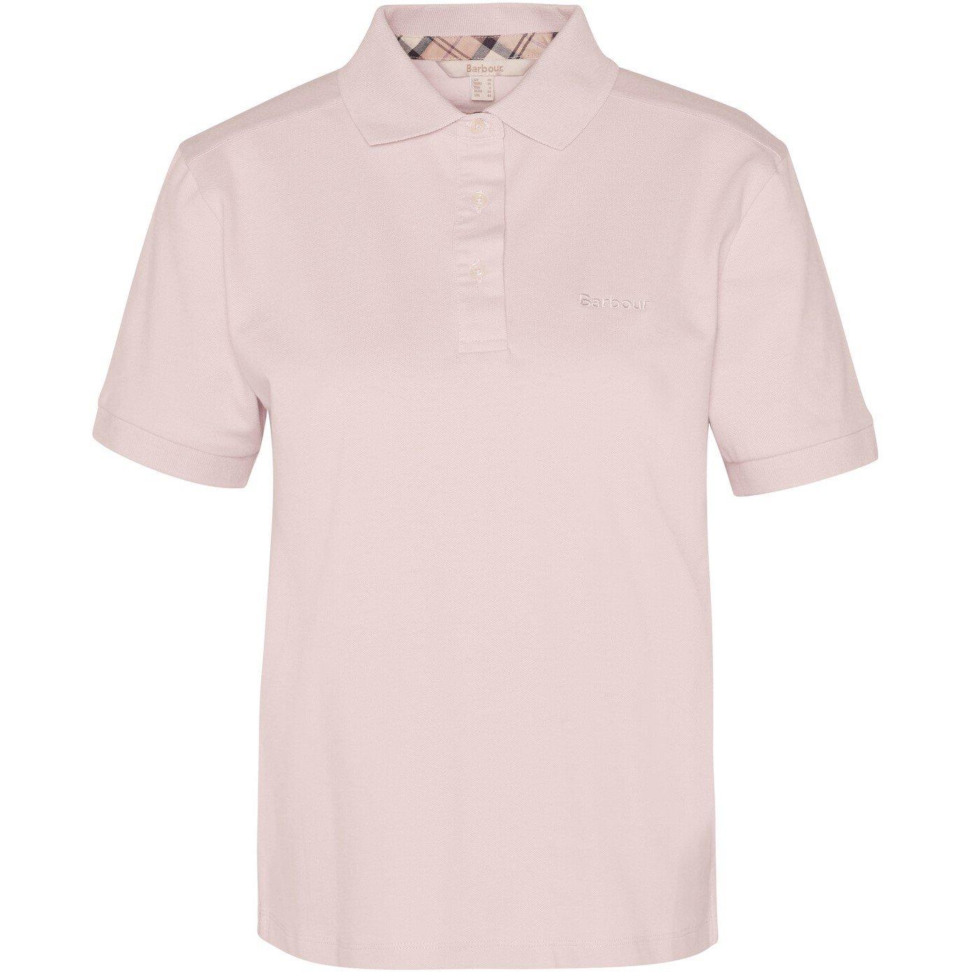 Barbour Women's Short Sleeve Polo Shirt - Primrose Pink - 10 (S)