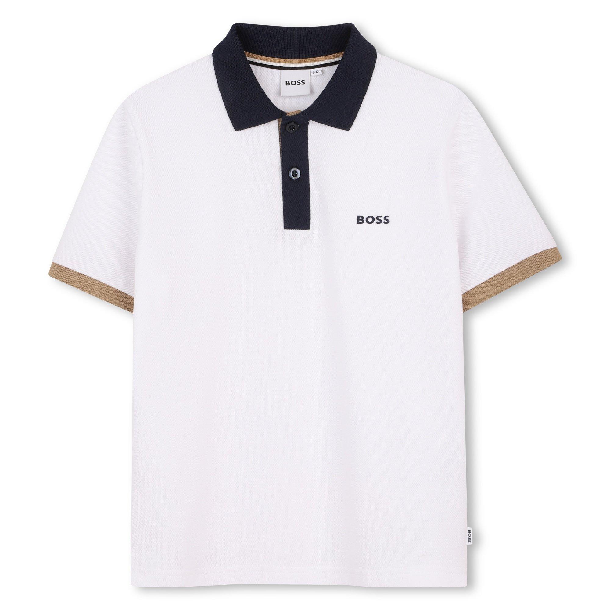 Blanc - Boss - Boss SS Polo Jn63 - 1