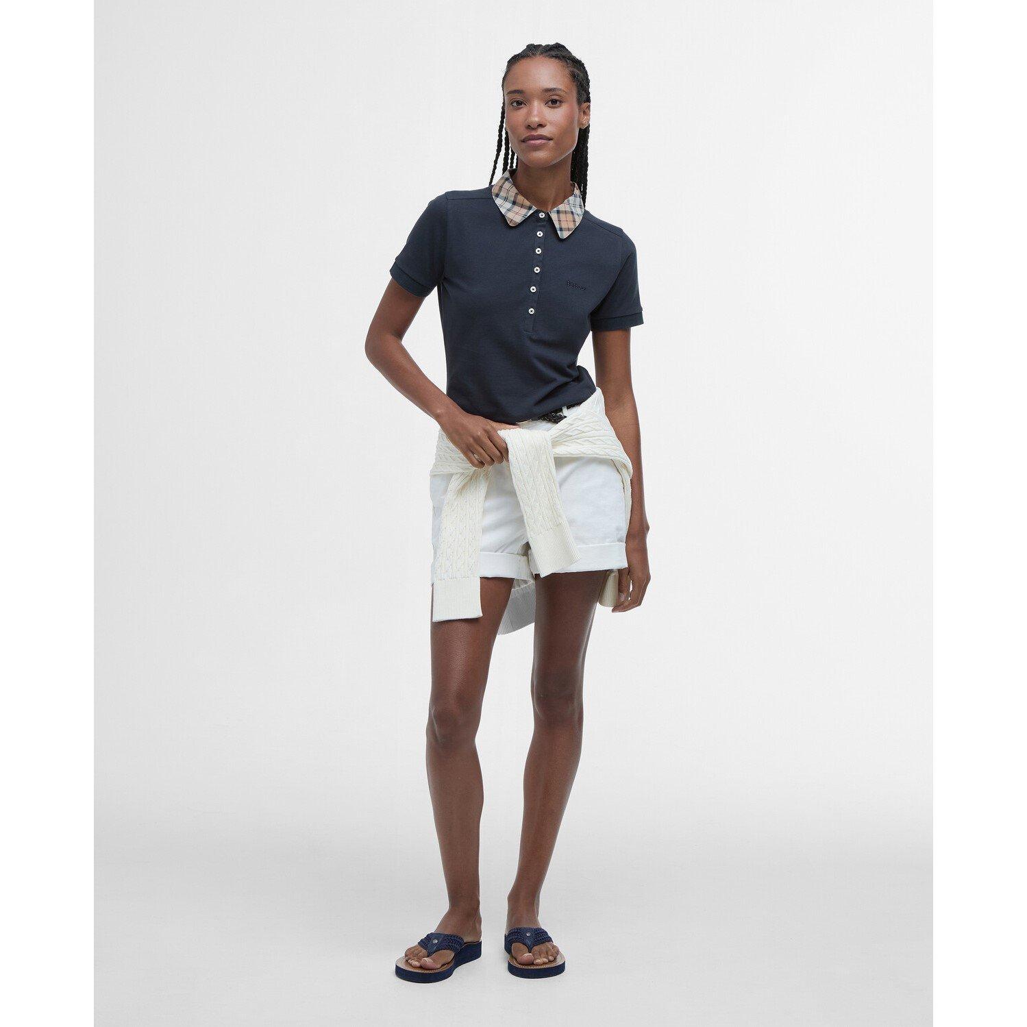 Navy/Hessian - Barbour - B.Li Malvern Polo Ld63 - 4