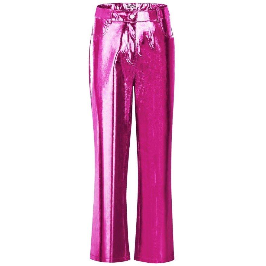Amylynn Women's Lupe Mg Straight Leg Trousers - Purple - XS (6)