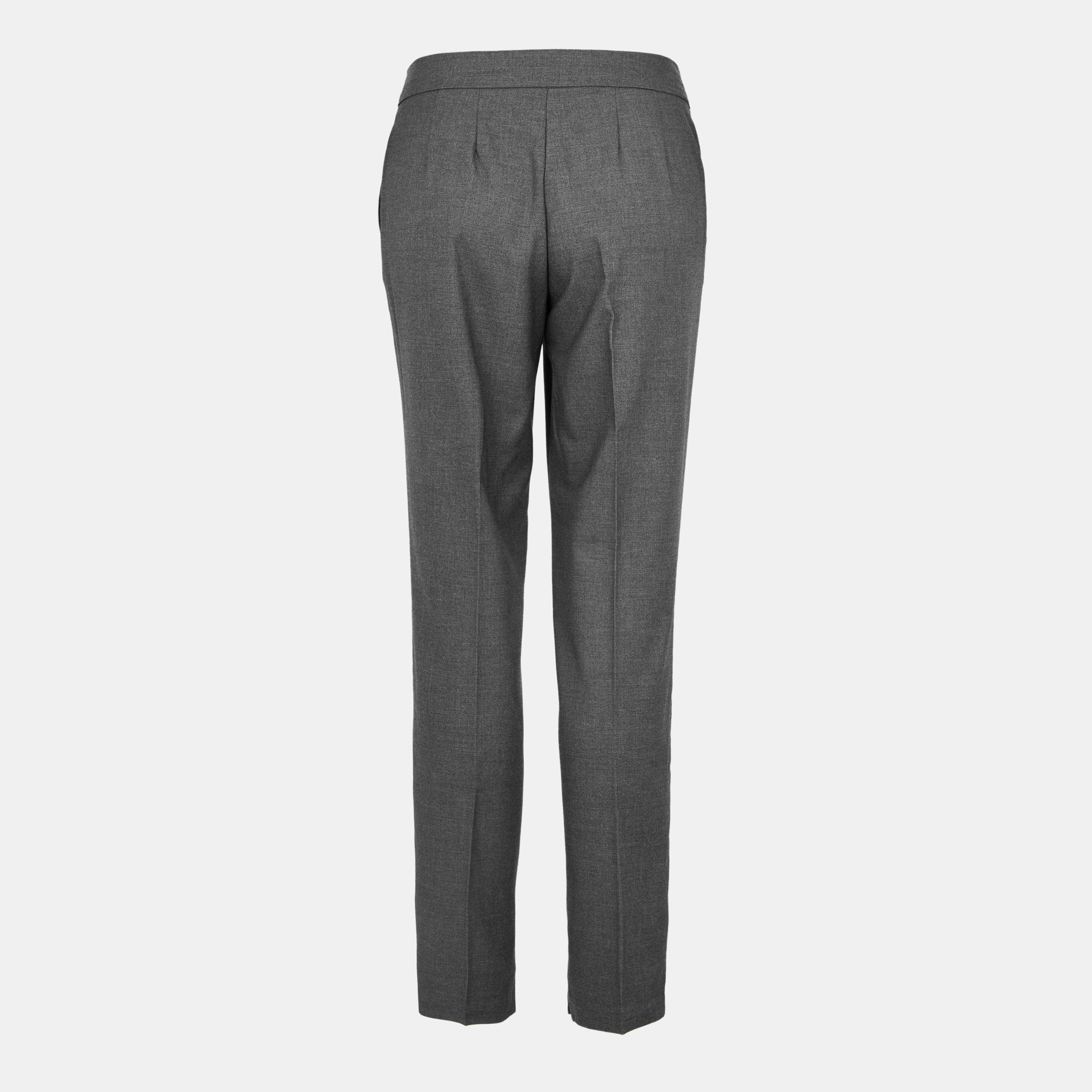 Grey Melange - JJXX - Straight Leg Trousers - 2