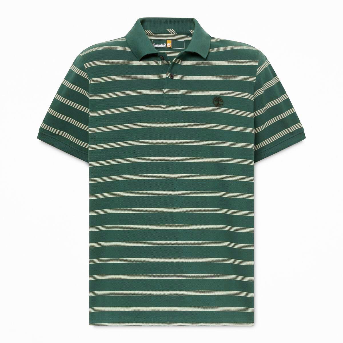 Timberland Men's Short Sleeve Polo Shirt - Pineneedle - S