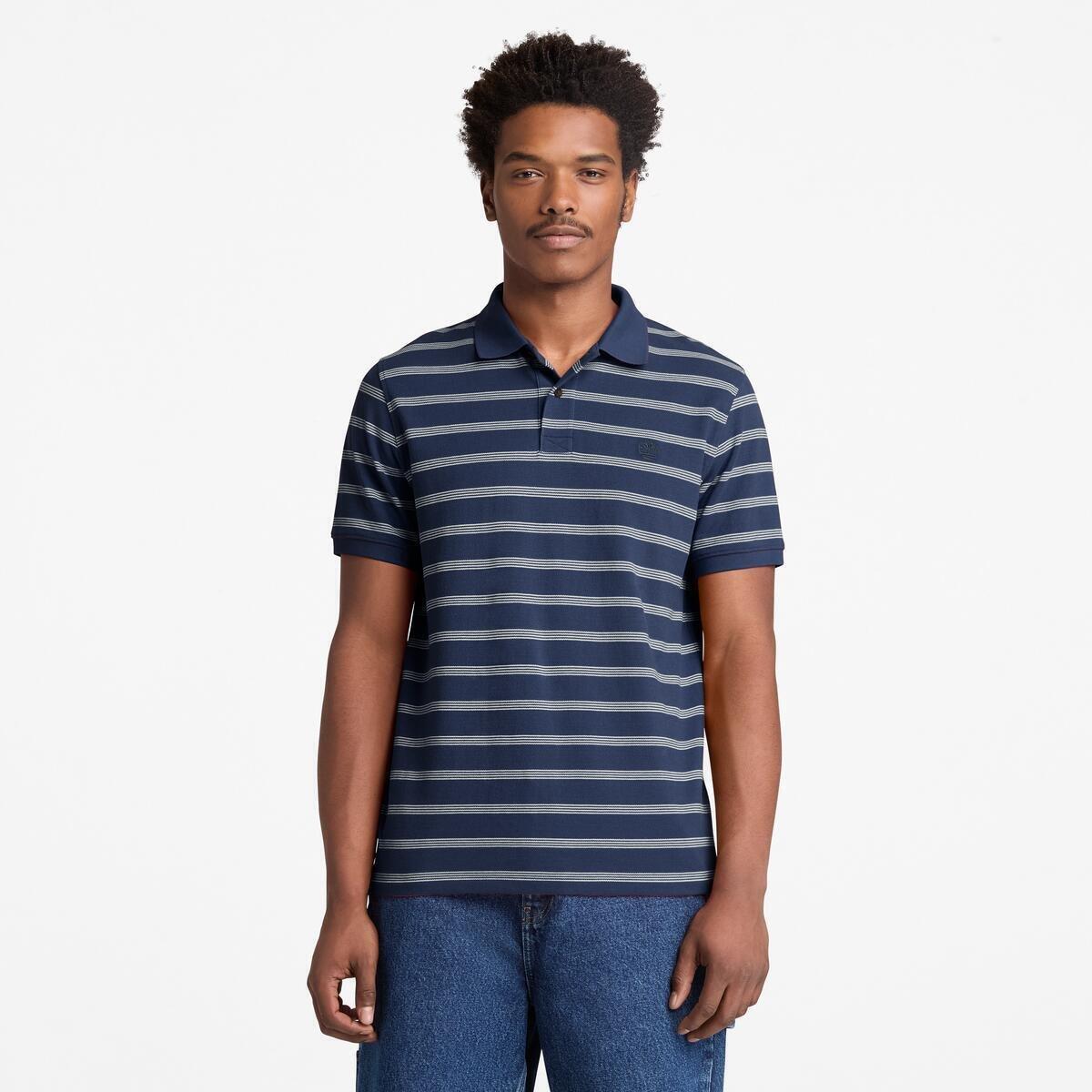 Timberland Men's Short Sleeve Polo Shirt - Oceana - S