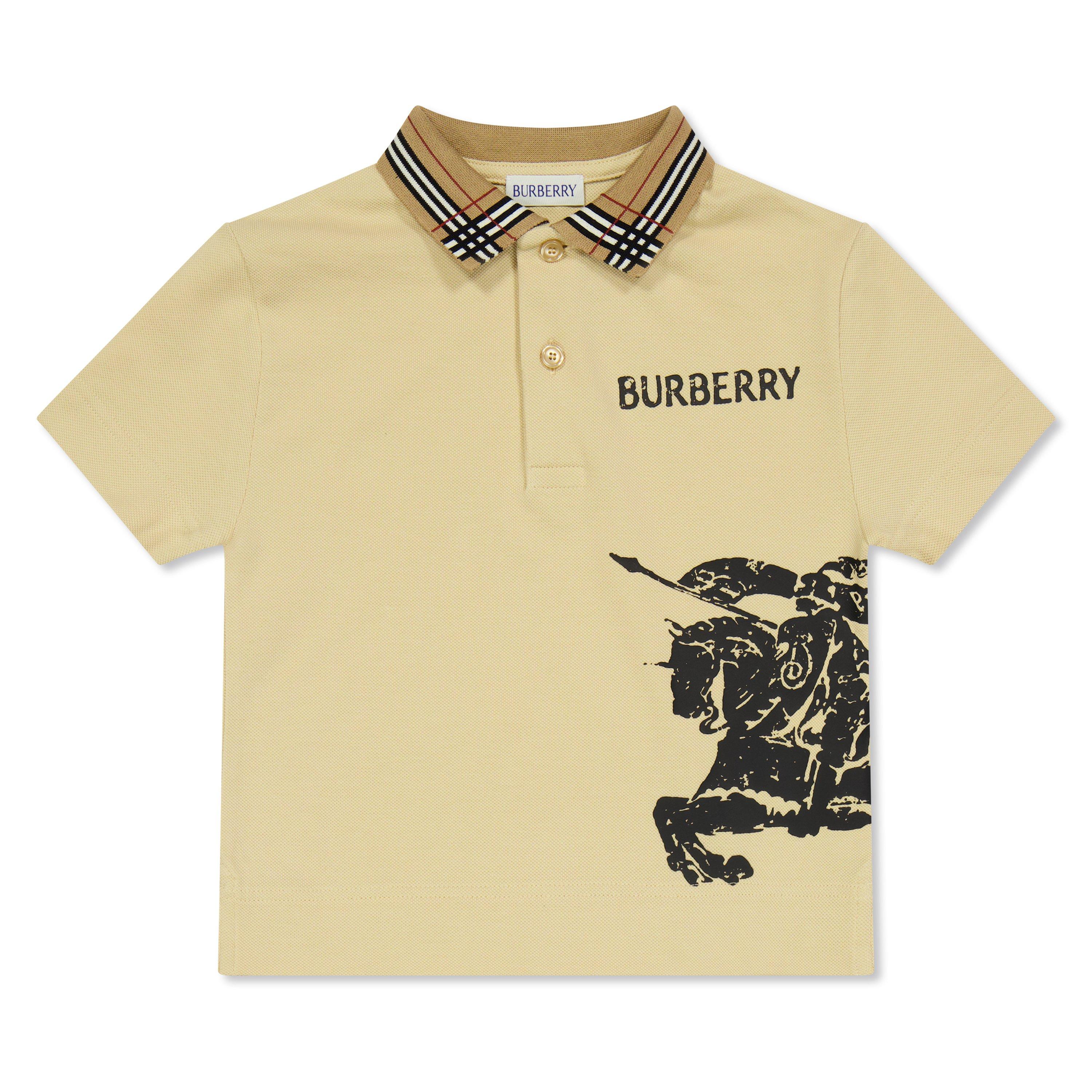 Burberry Kids' Burb Logo Short Sleeve Polo Shirt | Flannels