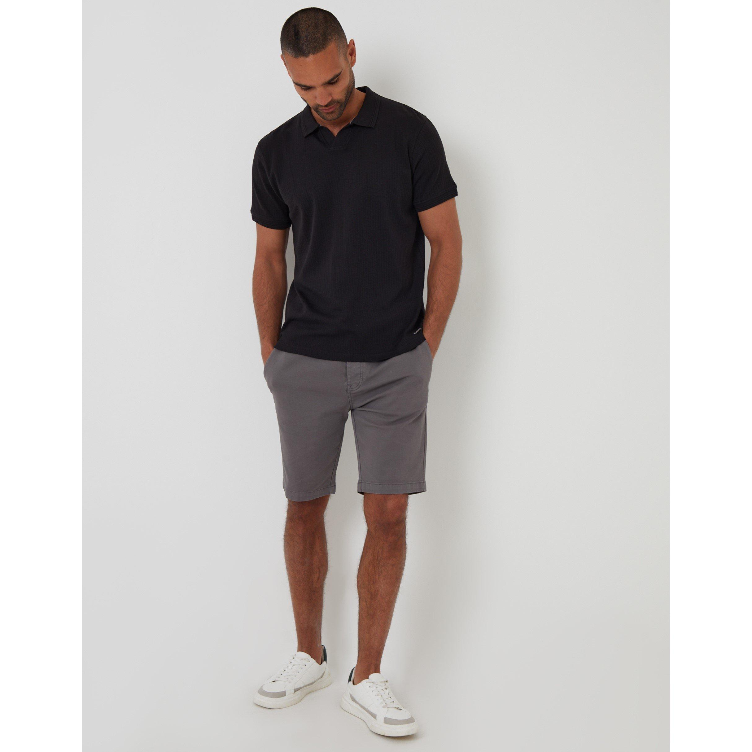 Black - Threadbare - Short-Sleeve Polo Shirt - 2