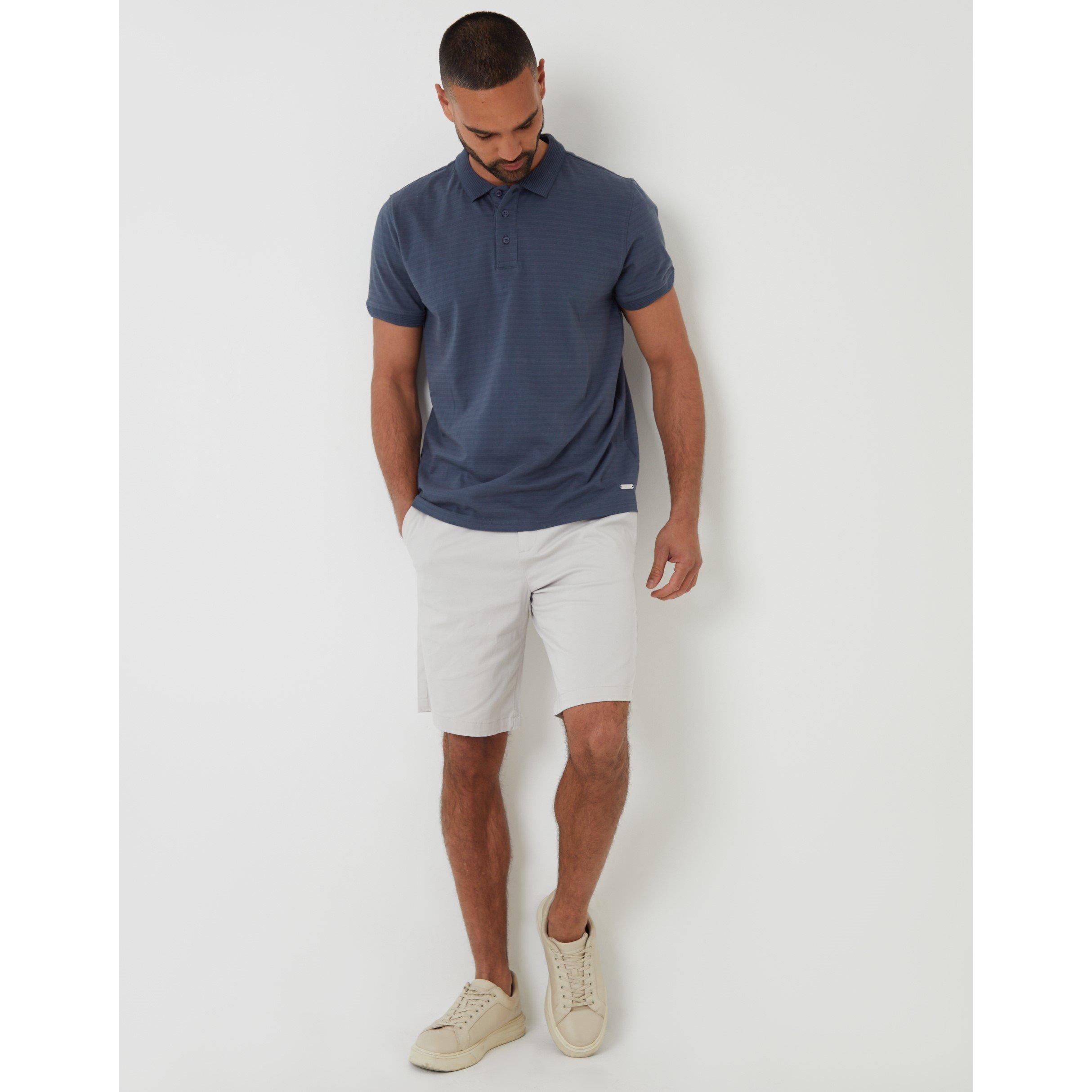 Blu denim - Threadbare - Men's Cramond Short-Sleeve Polo Shirt - 2