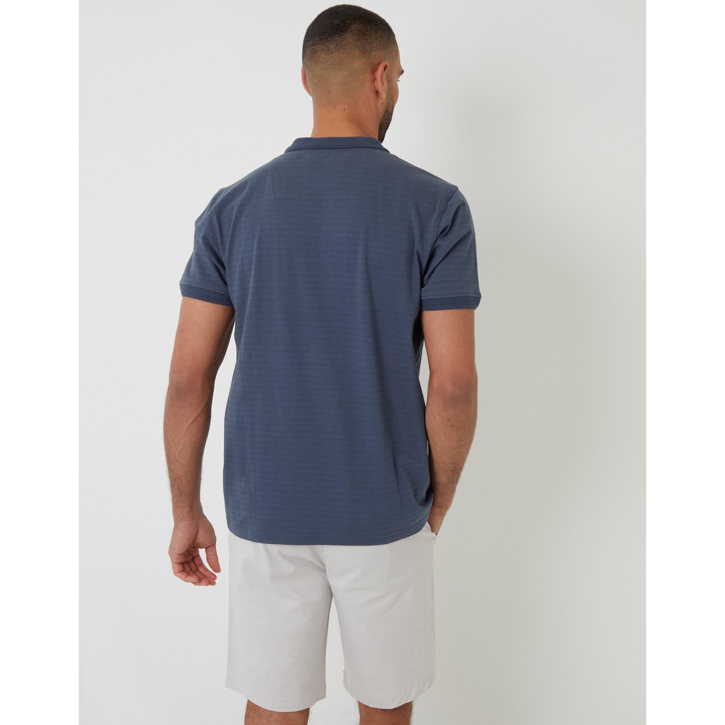 Blu denim - Threadbare - Men's Cramond Short-Sleeve Polo Shirt - 3
