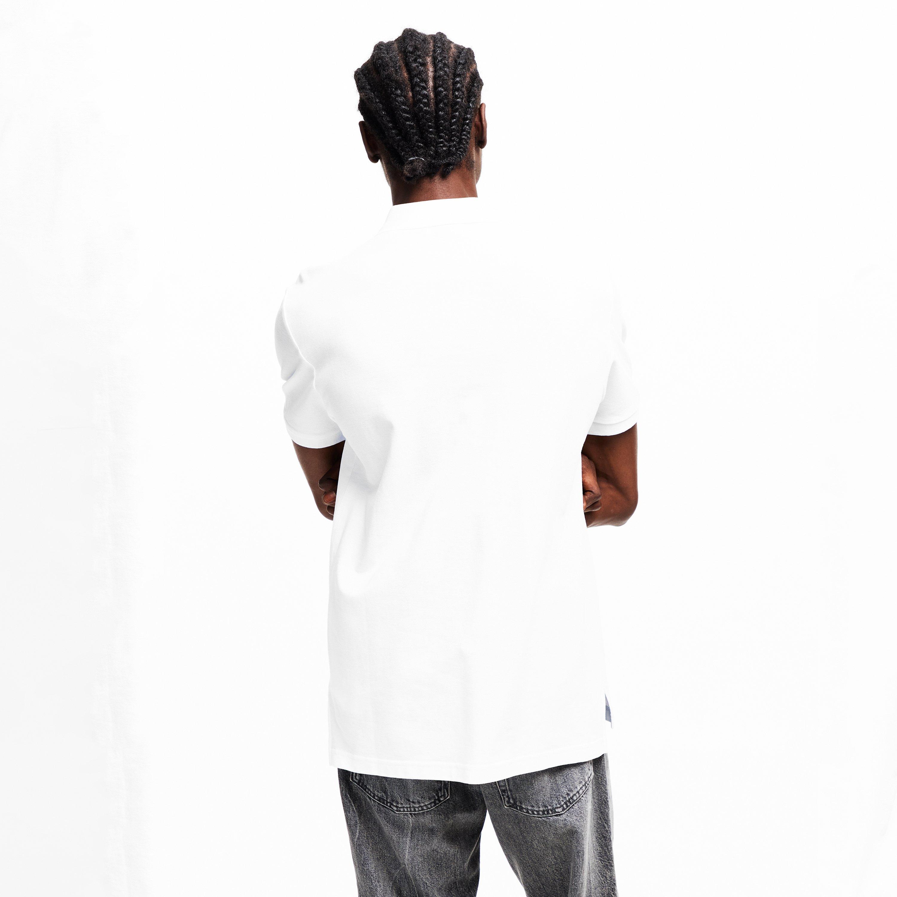 White - Moschino - Men's Tape Short Sleeve Polo Shirt - 4