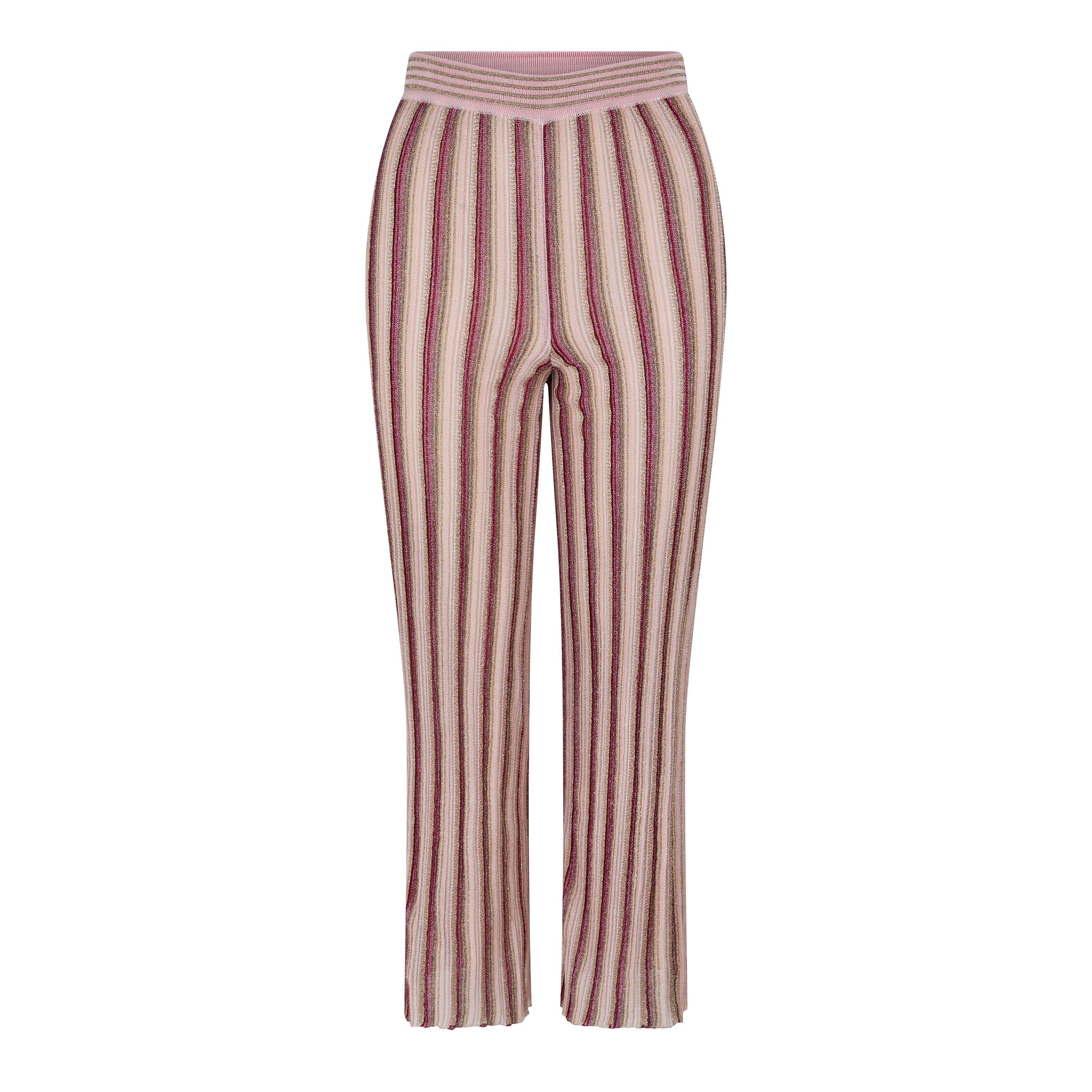 Pink/White/Red - Missoni - Parzilizato Trousers - 1