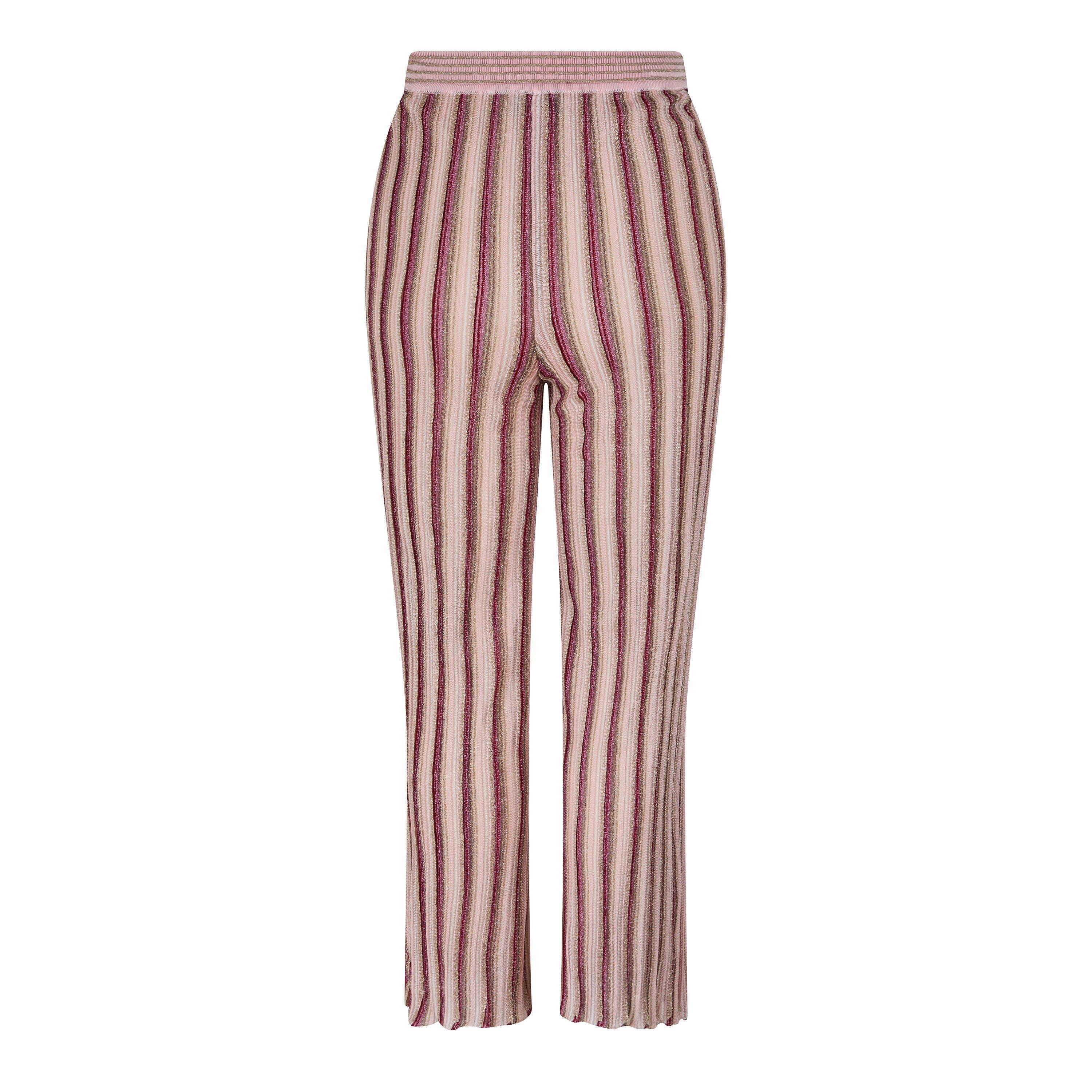 Pink/White/Red - Missoni - Parzilizato Trousers - 2
