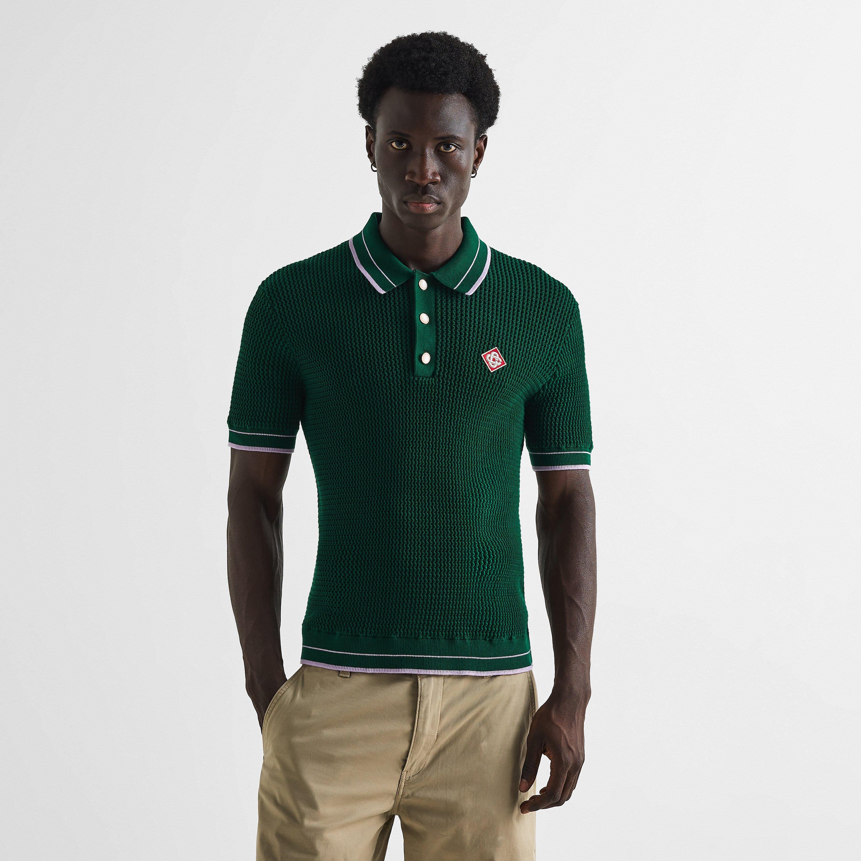 Green - Casablanca - Men's Short Sleeve Polo Shirt - 3