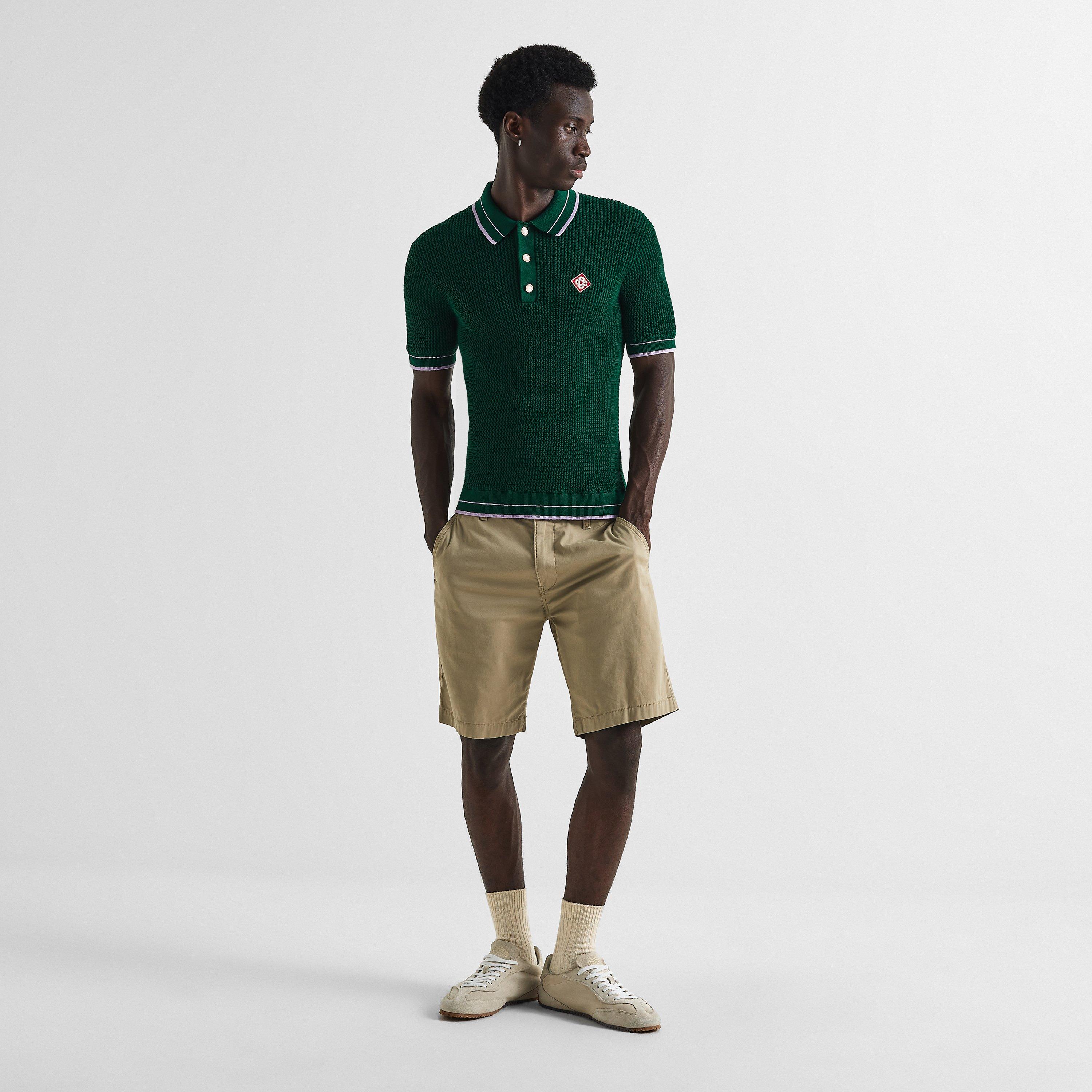 Green - Casablanca - Men's Short Sleeve Polo Shirt - 6