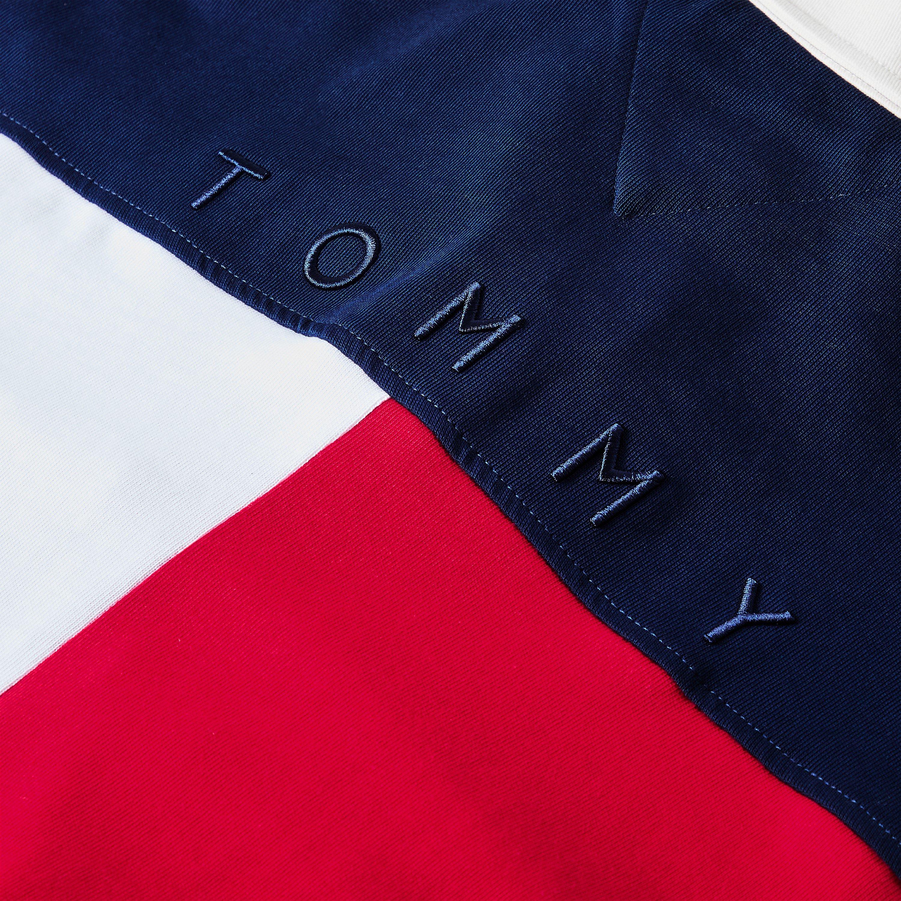 Carbon Navy - Tommy Hilfiger - Men's Back Flag Short Sleeve Polo Shirt - 5