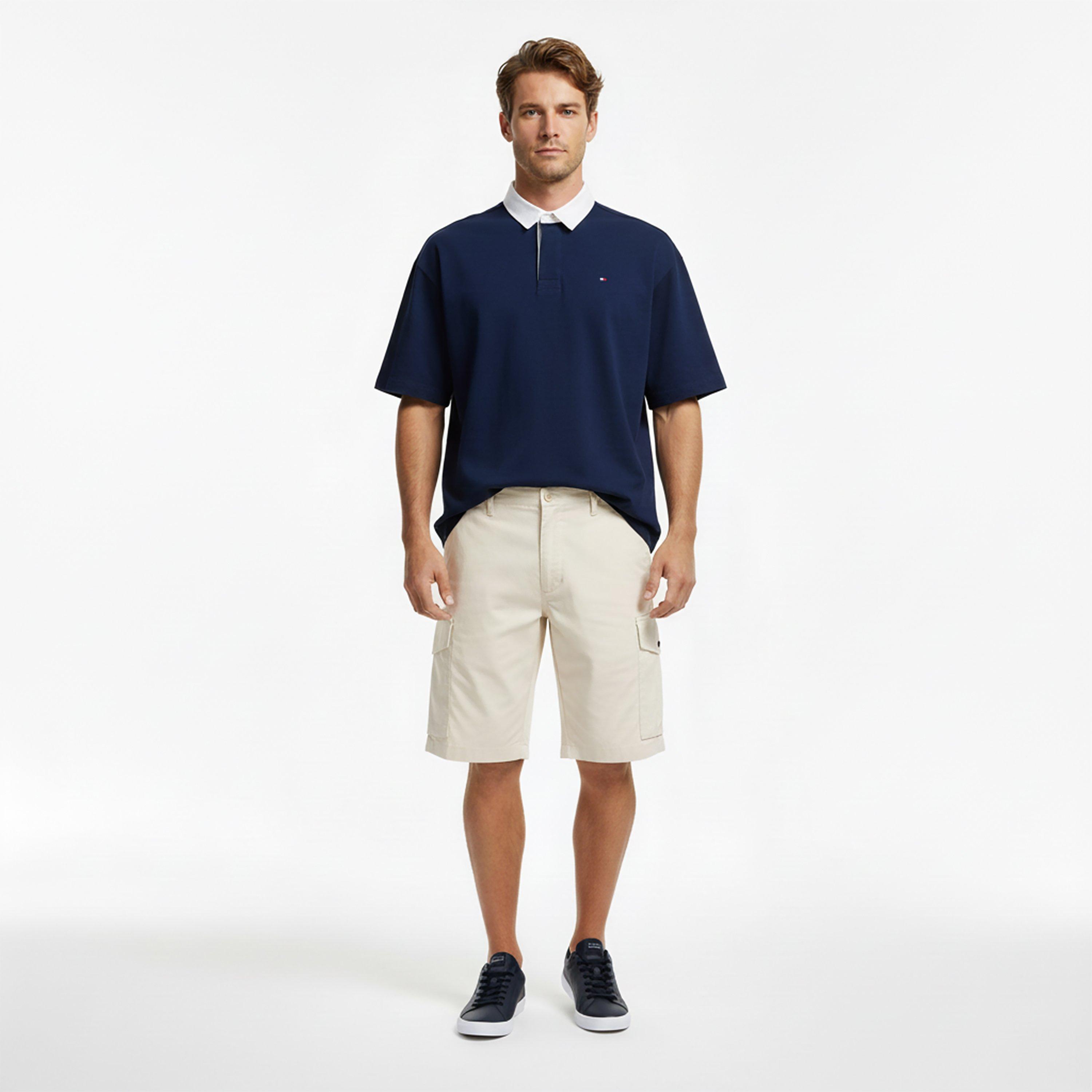 Carbon Navy - Tommy Hilfiger - Men's Back Flag Short Sleeve Polo Shirt - 6