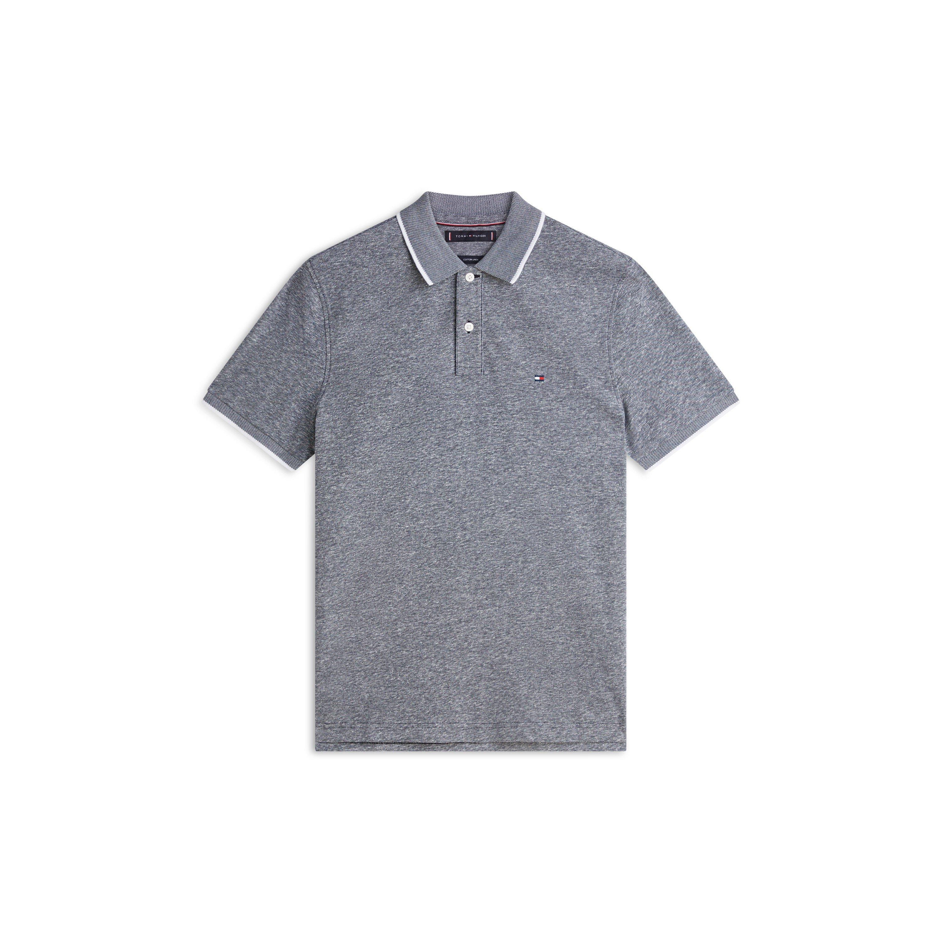 Tommy Hilfiger Men's Short Sleeve Polo Shirt - Desert Sky - XL