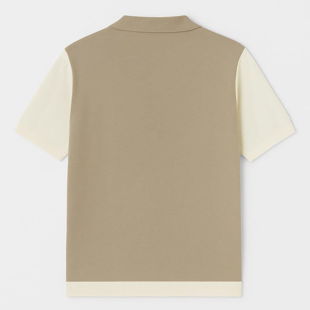 Crema/Combo - Firetrap - Colourblock Sweater Polo - 2