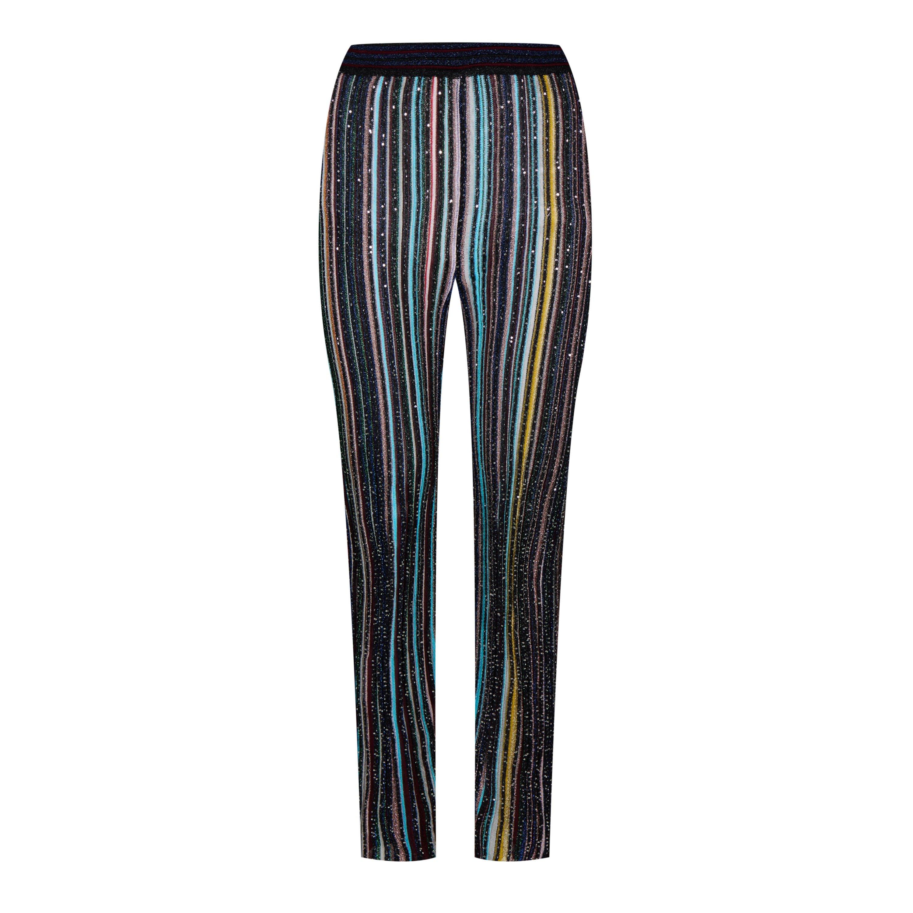 Multicolor - Missoni - Viscose Striped Leggings - 2