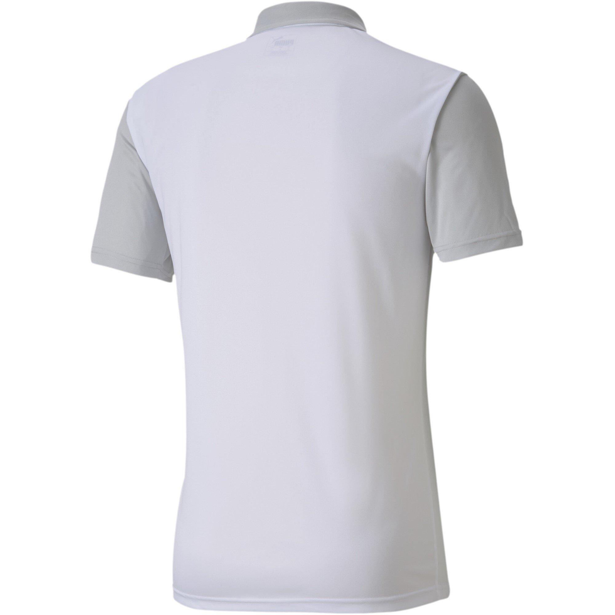 White/Grey - Puma - Men's Teamgoal 23 Sideline Short-Sleeve Polo Shirt - 2