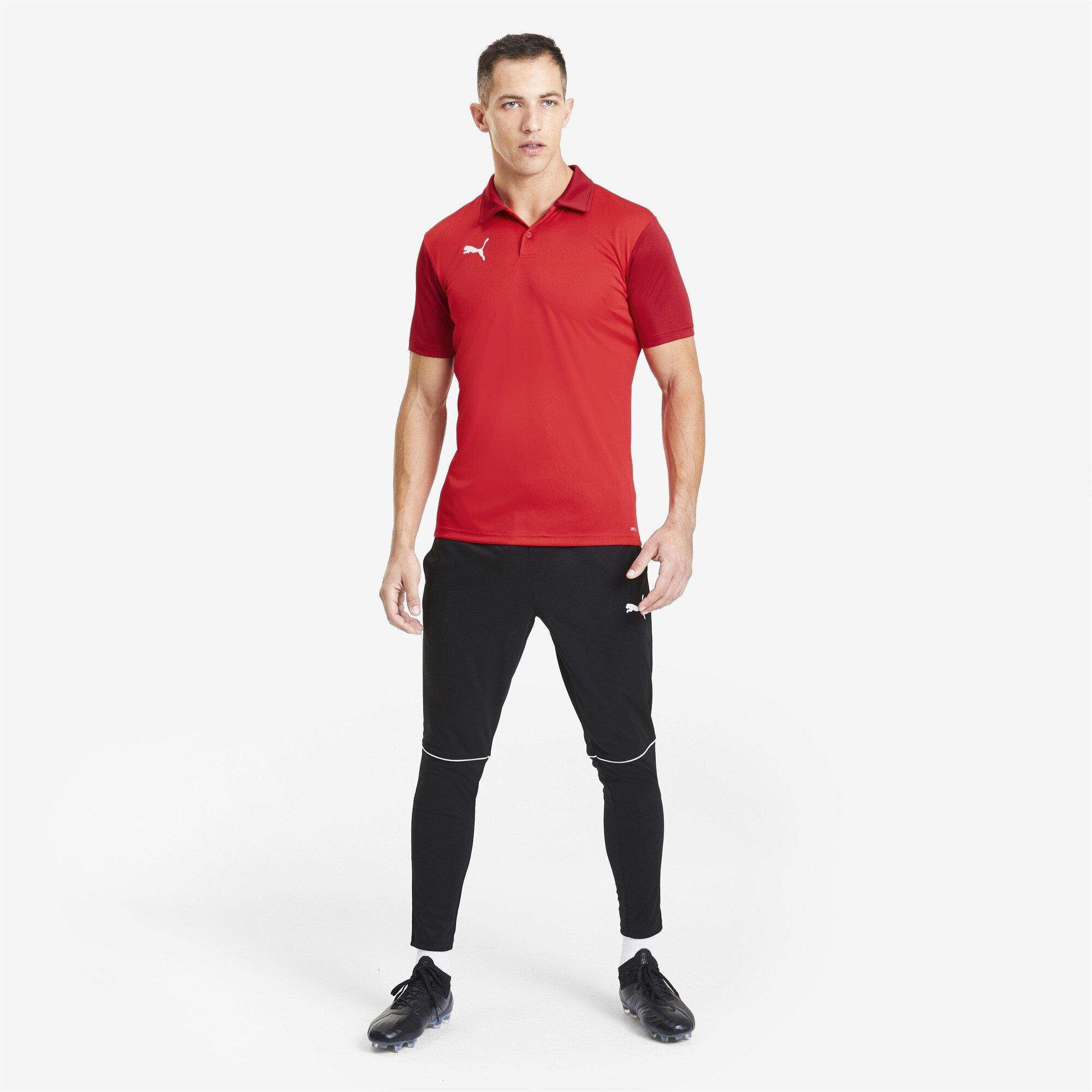 Red/Chi - Puma - Teamgoal 23 Sideline Short-Sleeve Polo Shirt - 5