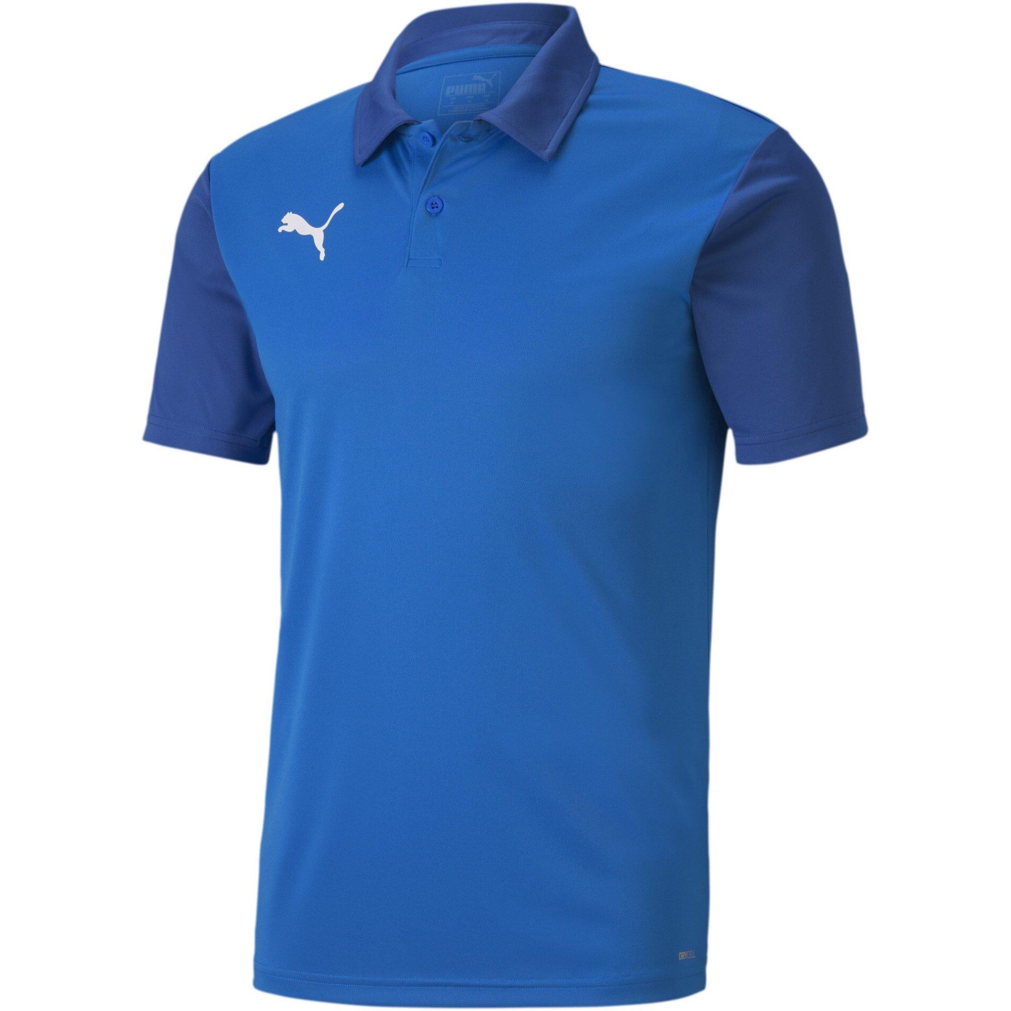 Blue - Puma - Men's Teamgoal 23 Sideline Short-Sleeve Polo Shirt - 1