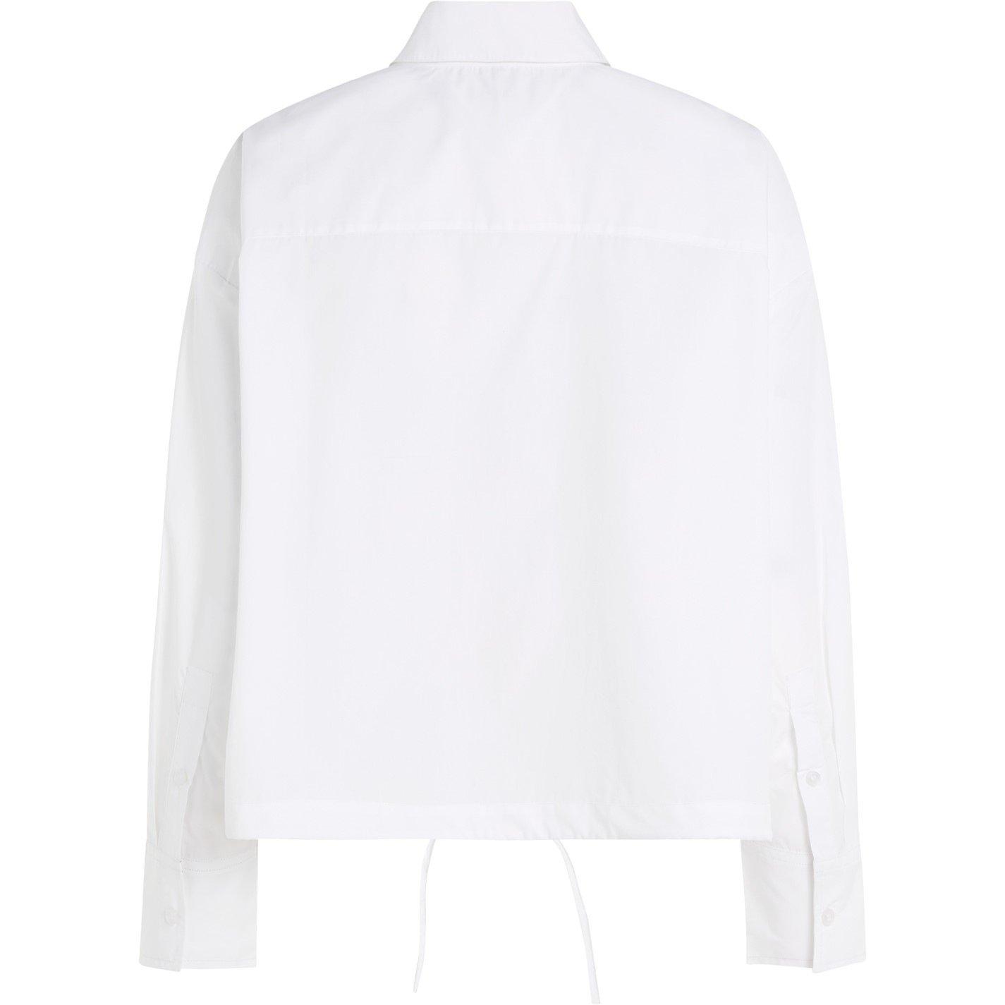 Th Optic White - Tommy Hilfiger - Women's Tie Long-Sleeve Blouse - 6