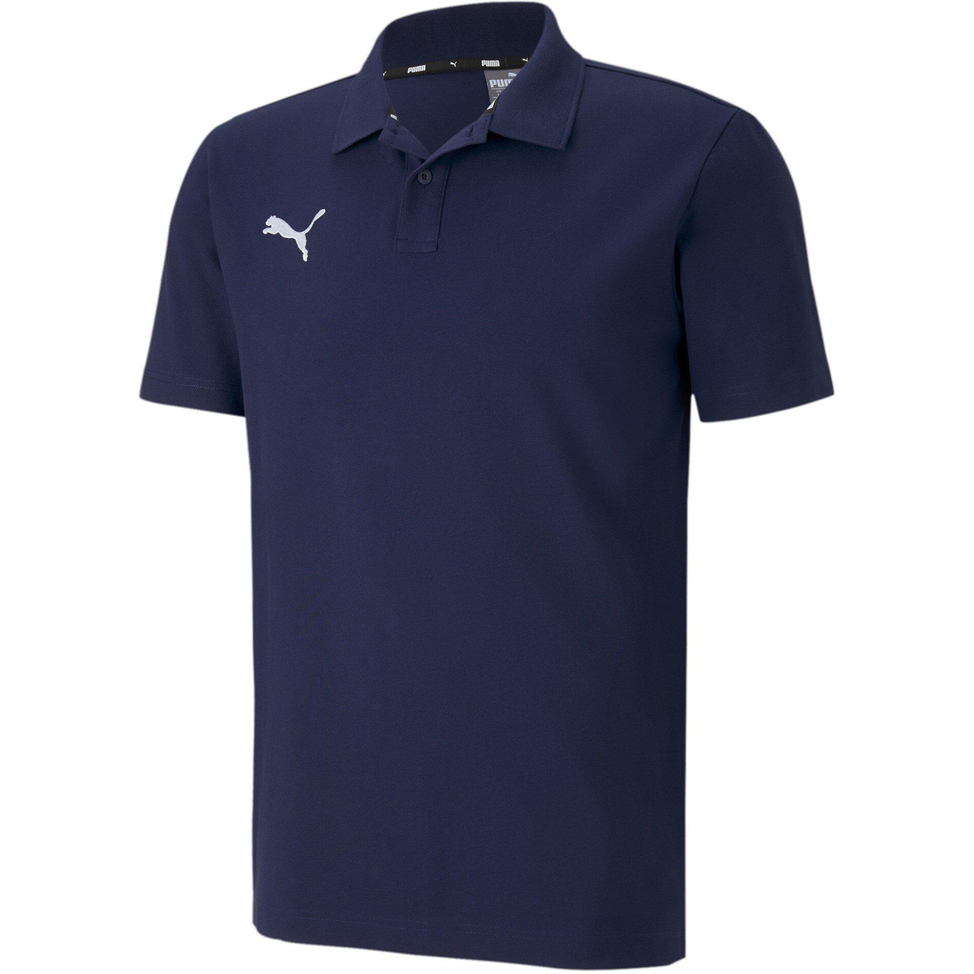 Peacoat - Puma - Men's Teamgoal Short-Sleeve Polo Shirt - 1