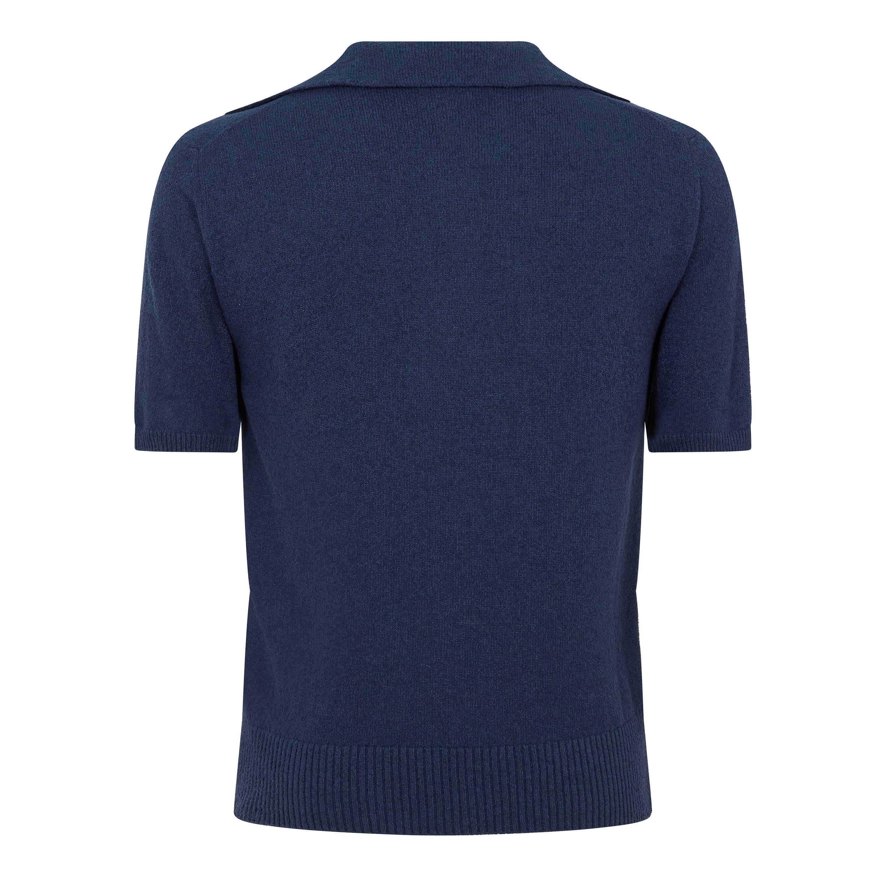 Blue - Dolce and Gabbana - DG Towel Polo Shirt Sn62 - 2