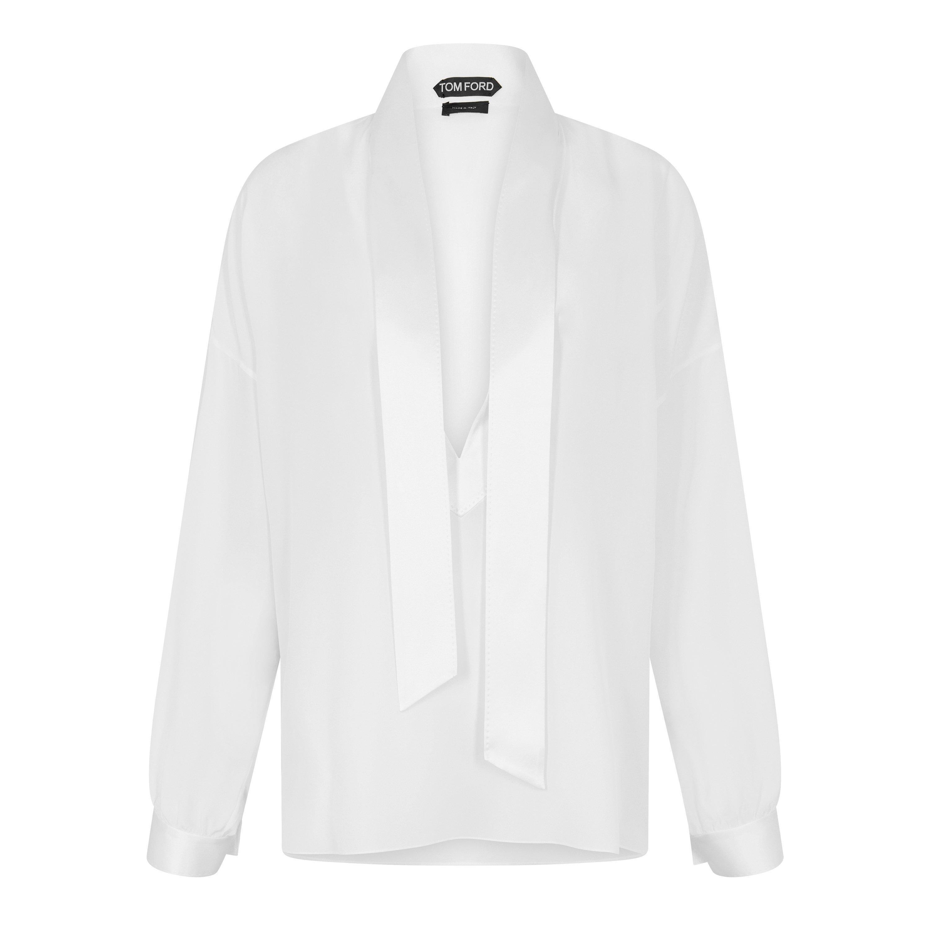 Tom Ford Women's Tunic Long Sleeve Blouse - Off White - 42 (UK 10)