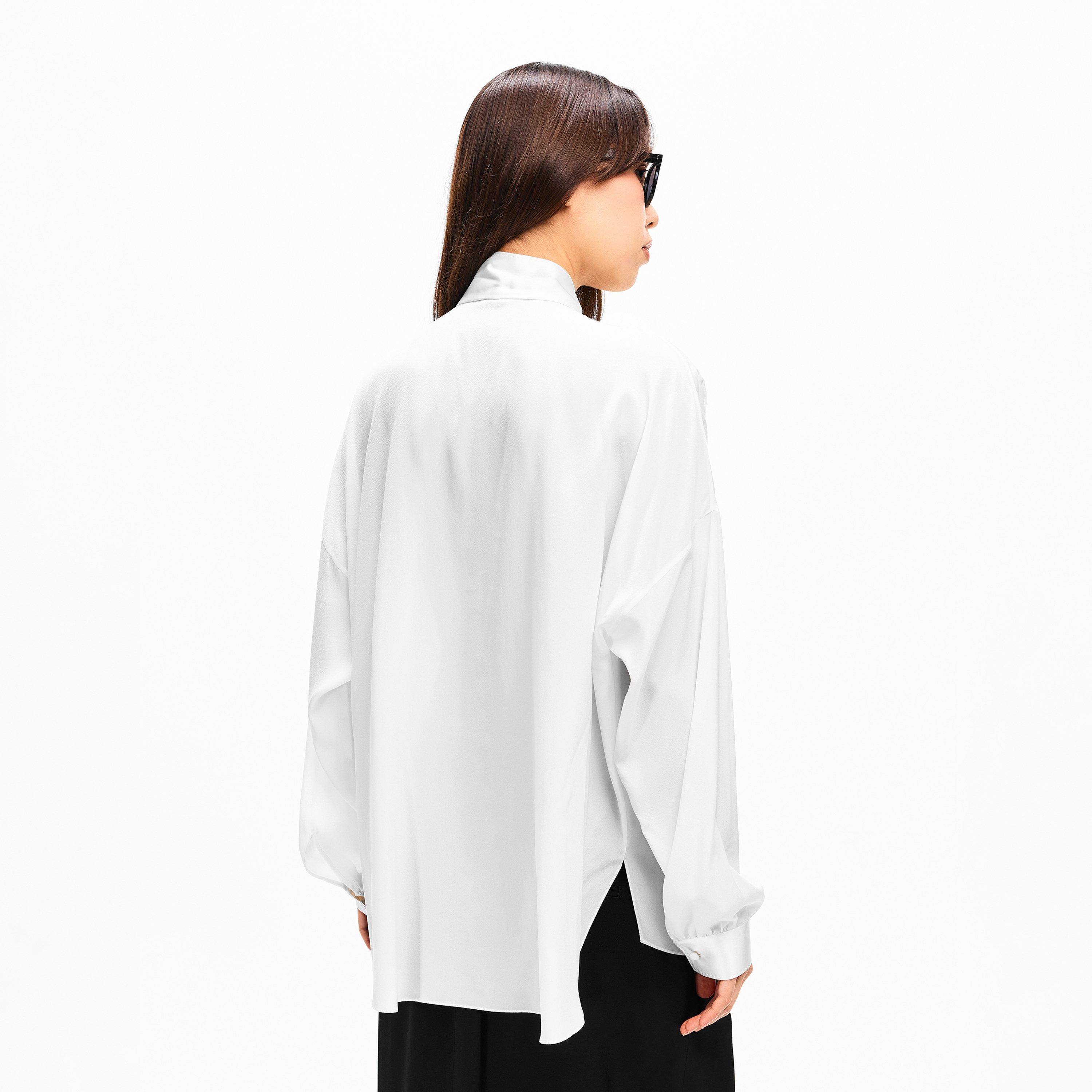 Off White - Tom Ford - Women's Tunic Long Sleeve Blouse - 4