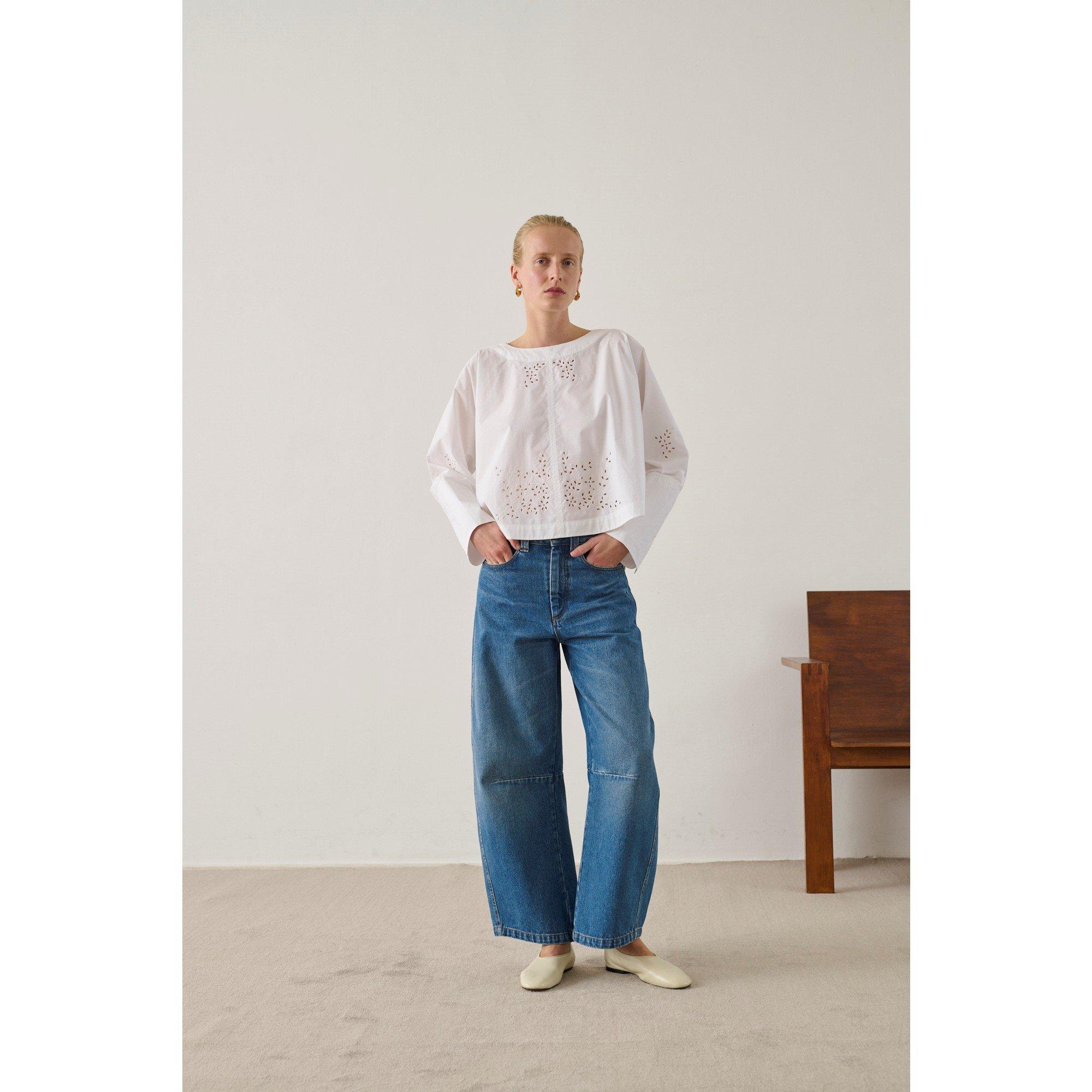 Blanc - Soeur - Women's Long Sleeve Blouse - 1