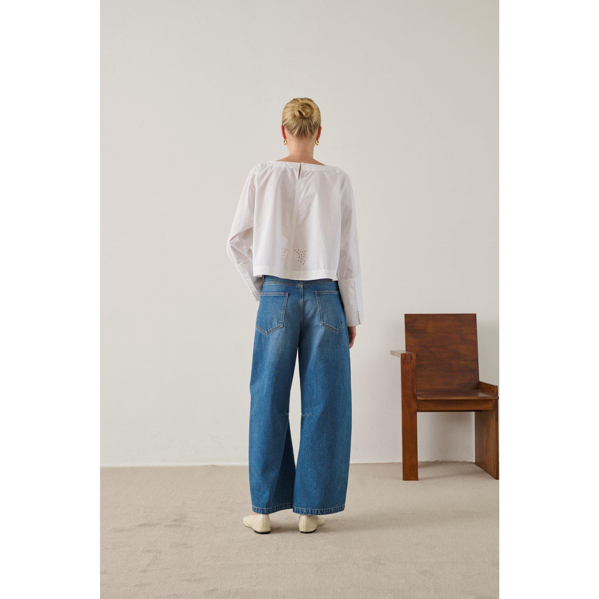 Blanc - Soeur - Women's Long Sleeve Blouse - 2
