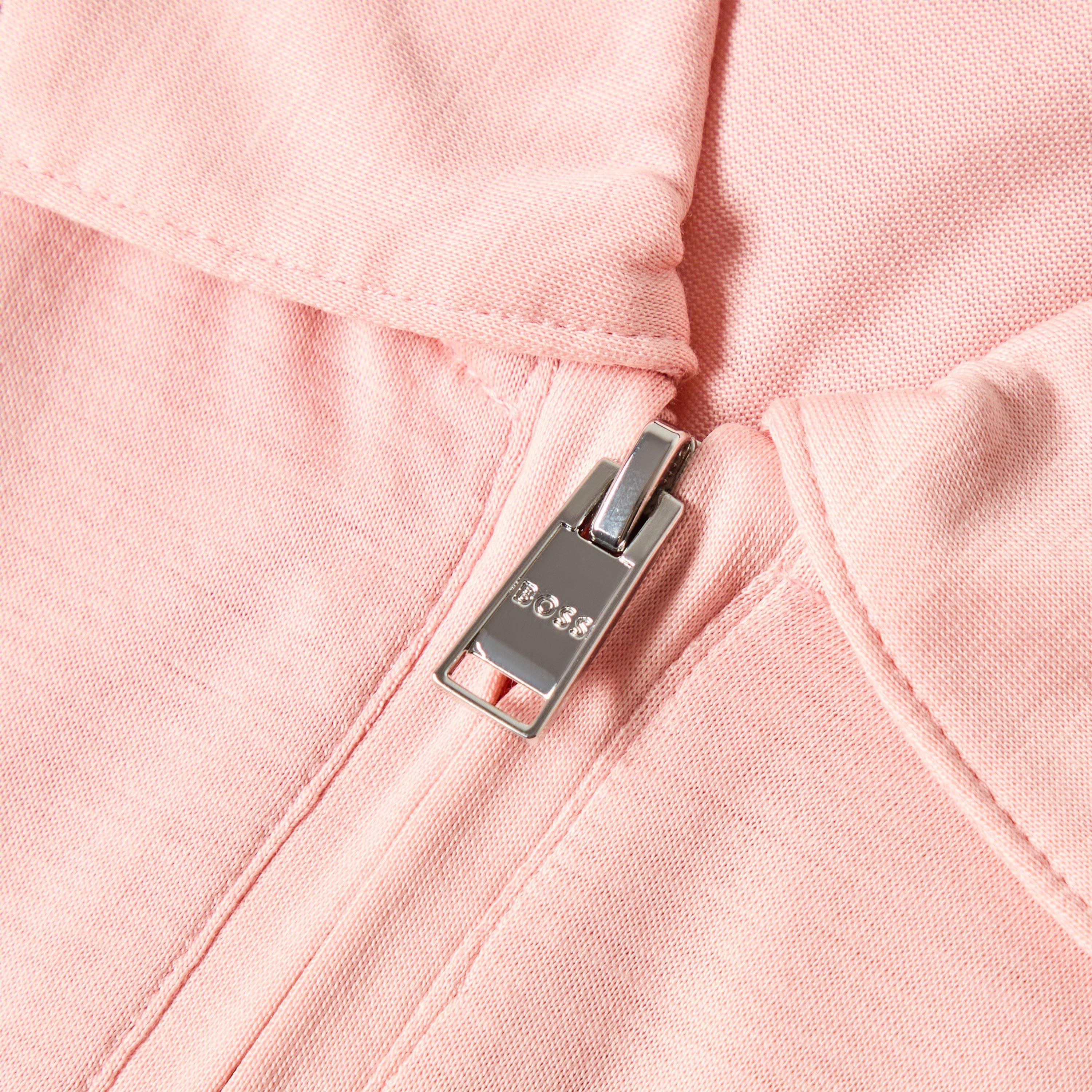 Light Pink 686 - Boss - Men's H Paras  Black Short Sleeve Polo Shirt - 3