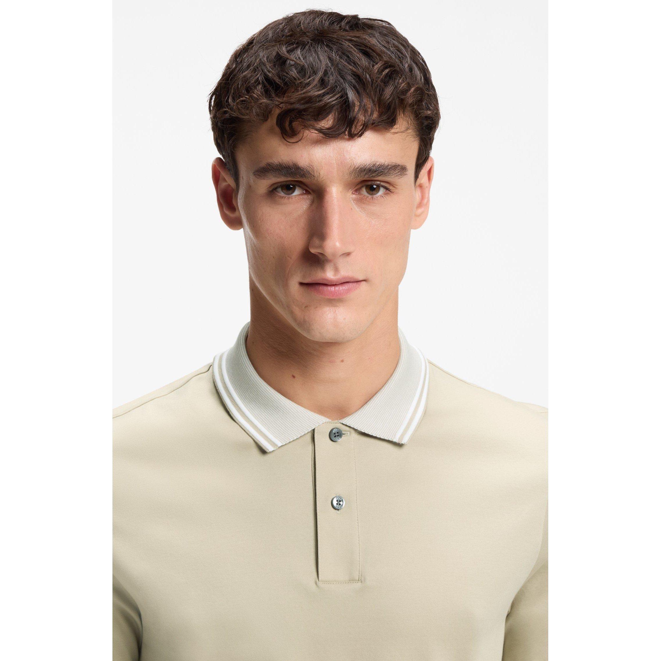 Beige 286 - Boss - Men's Short Sleeve Polo Shirt - 4