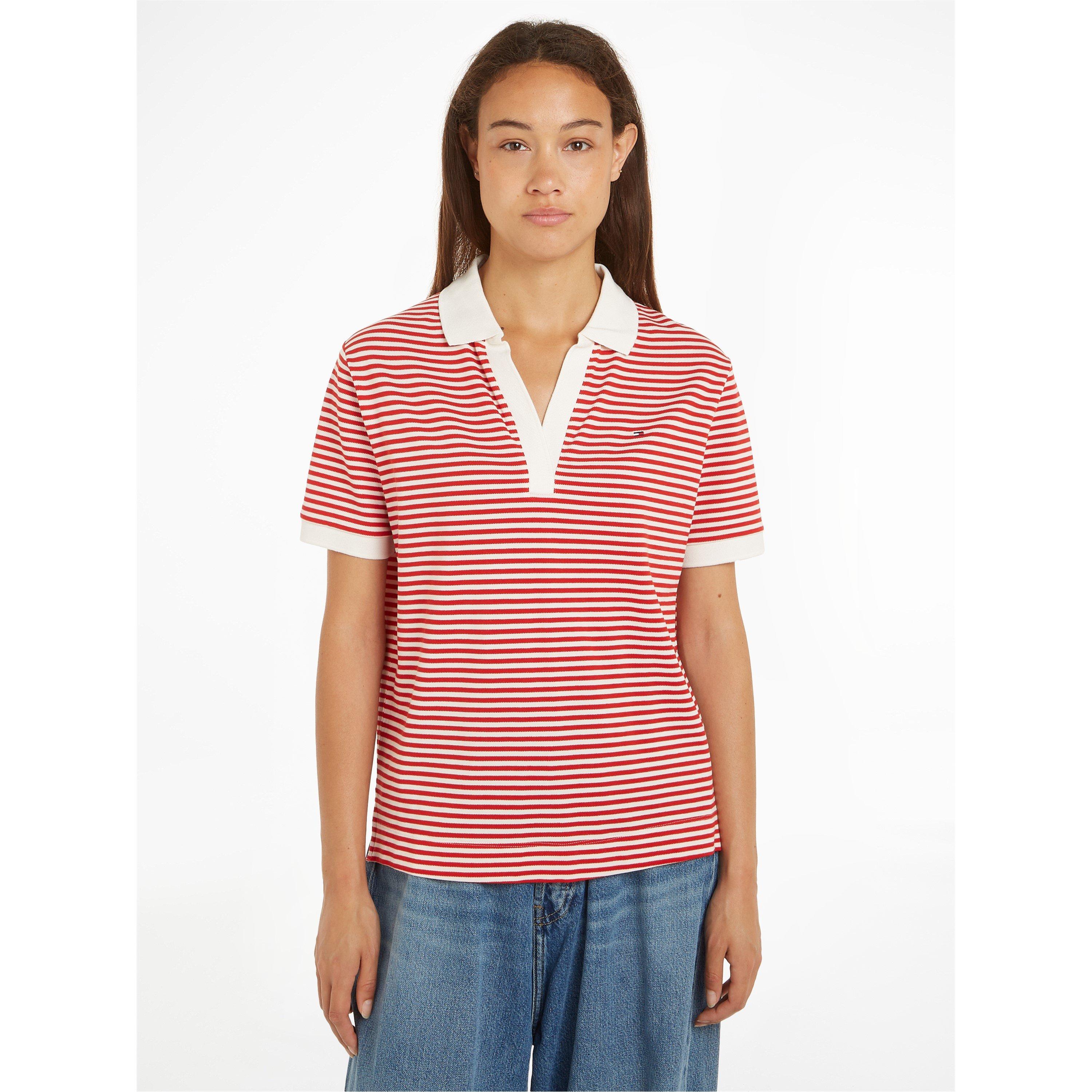 Stp Fierce Red - Tommy Hilfiger - Women's Relaxed Short-Sleeve Polo Shirt - 2