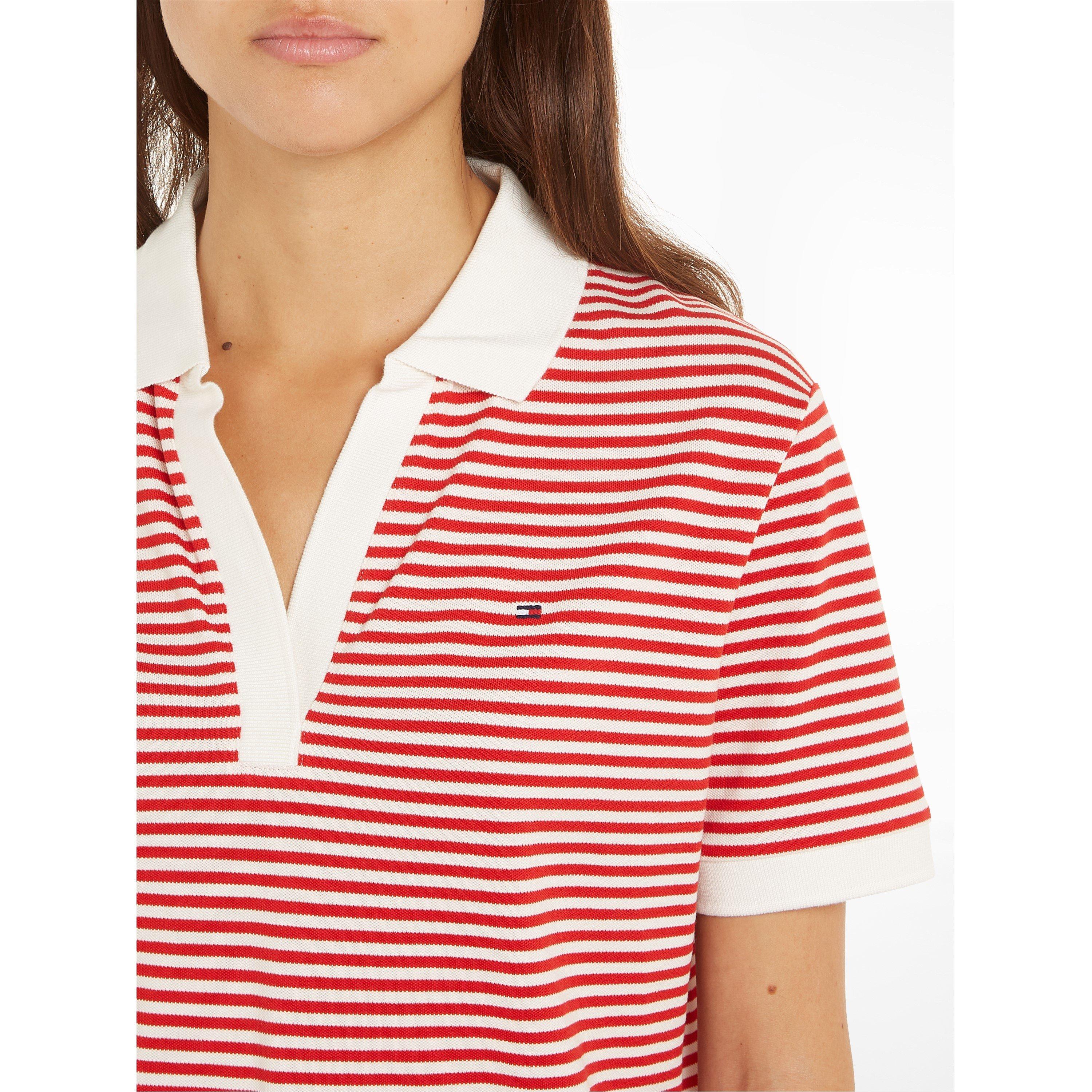 Stp Fierce Red - Tommy Hilfiger - Women's Relaxed Short-Sleeve Polo Shirt - 3