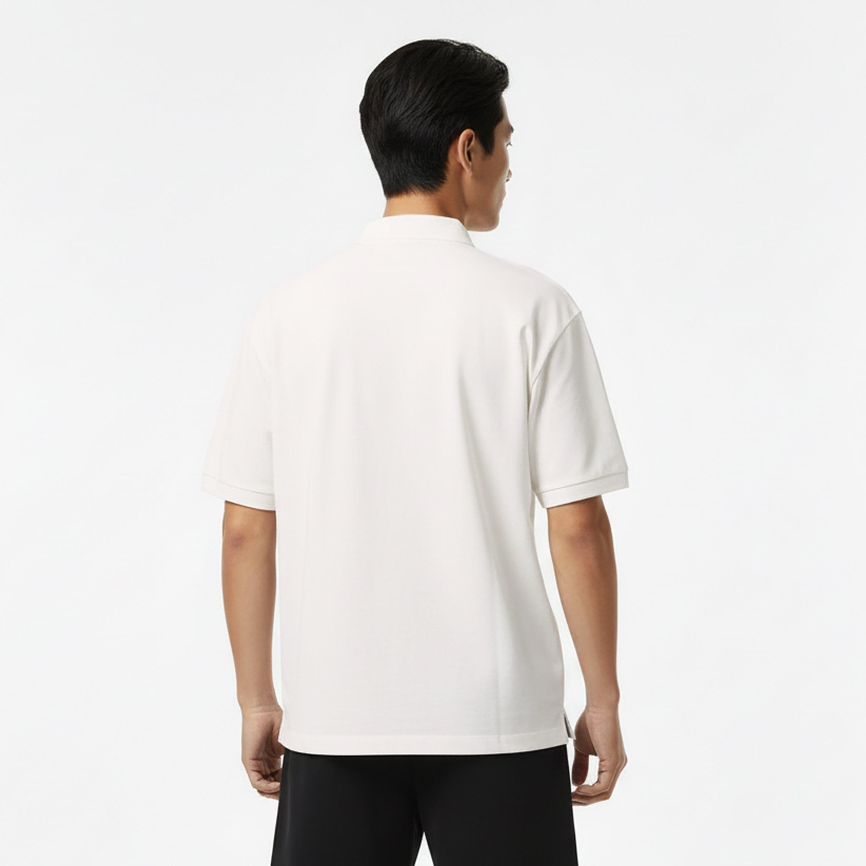 White 102 - Hugo - Mens HUGO Dardigo Short Sleeve Polo Shirt with Artwork Detail - 4