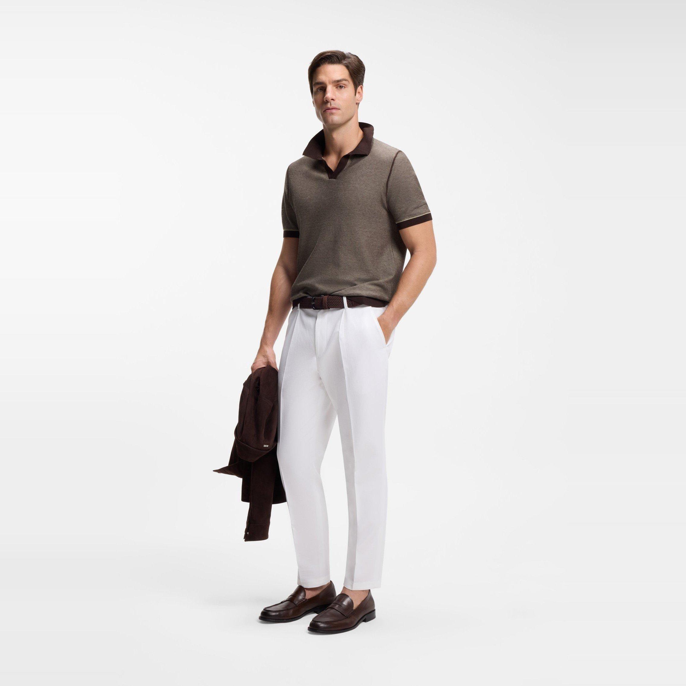 Dark Brown 207 - Boss - Men's Short Sleeve Polo Shirt - 5