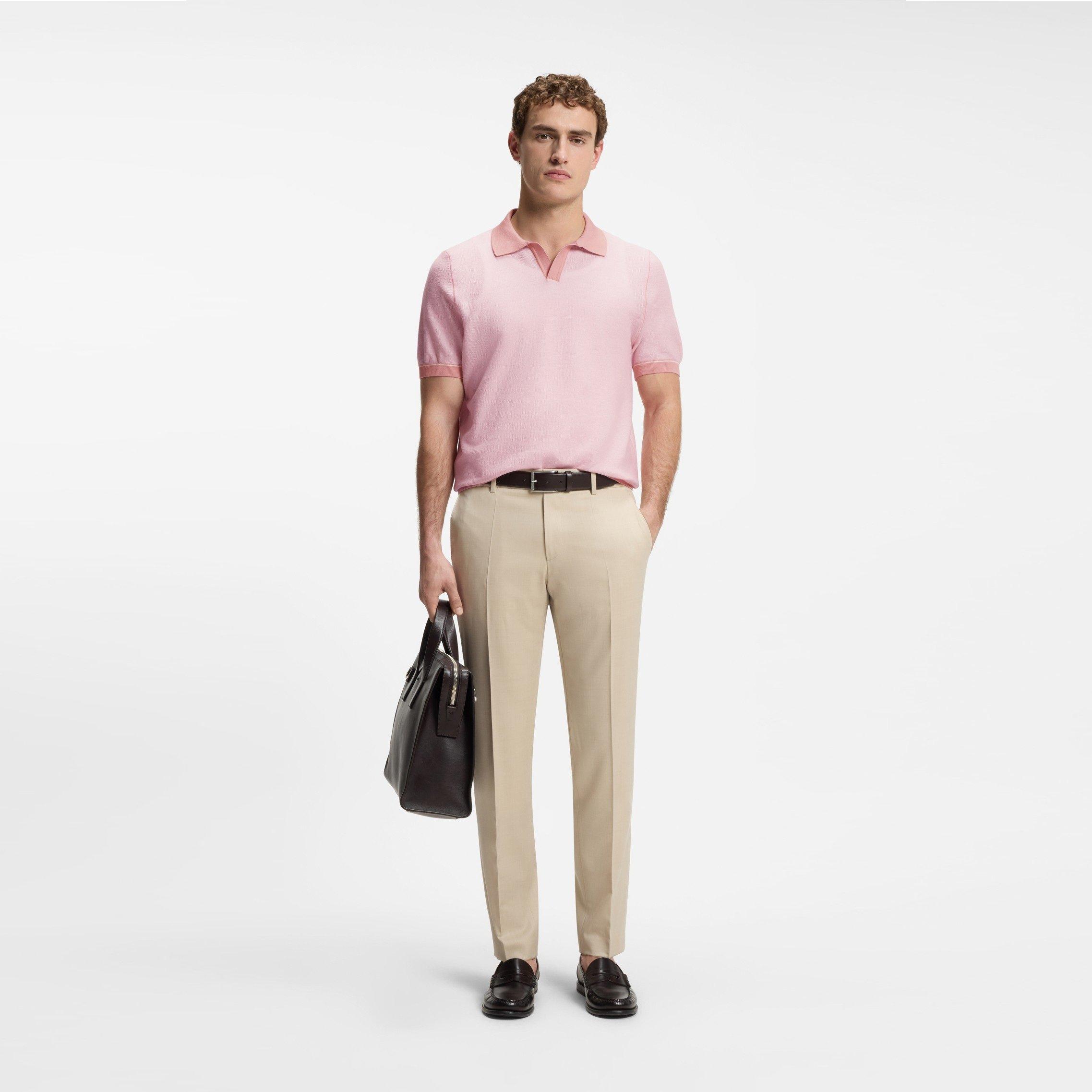 Light Pink 686 - Boss - Men's Short Sleeve Polo Shirt - 6